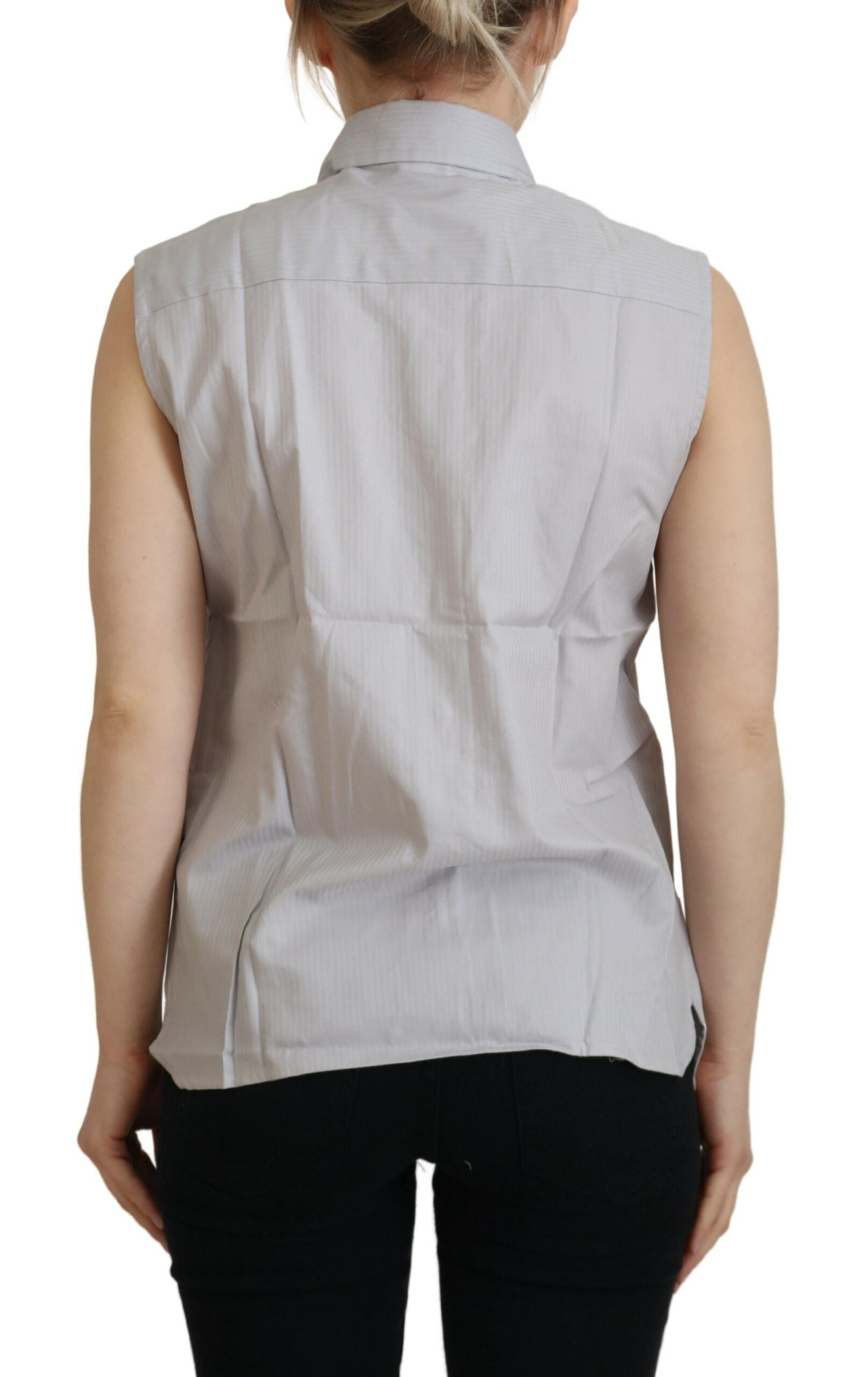 Ferre Elegantes ärmelloses Poloshirt aus Baumwolle
