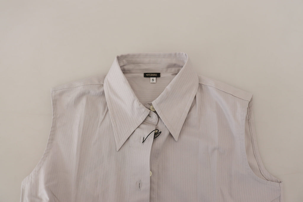 Ferre Elegantes ärmelloses Poloshirt aus Baumwolle