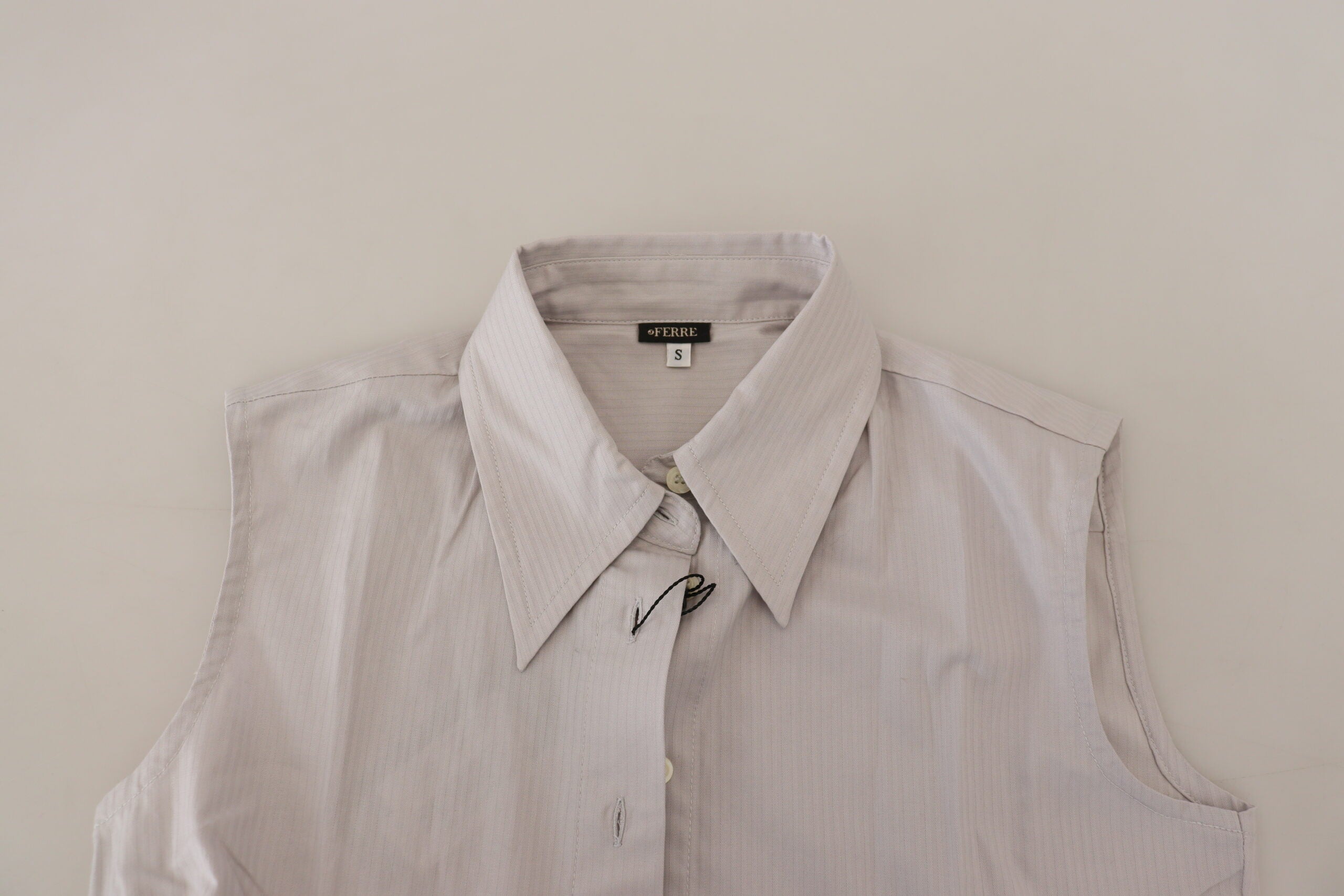 Ferre Elegantes ärmelloses Poloshirt aus Baumwolle