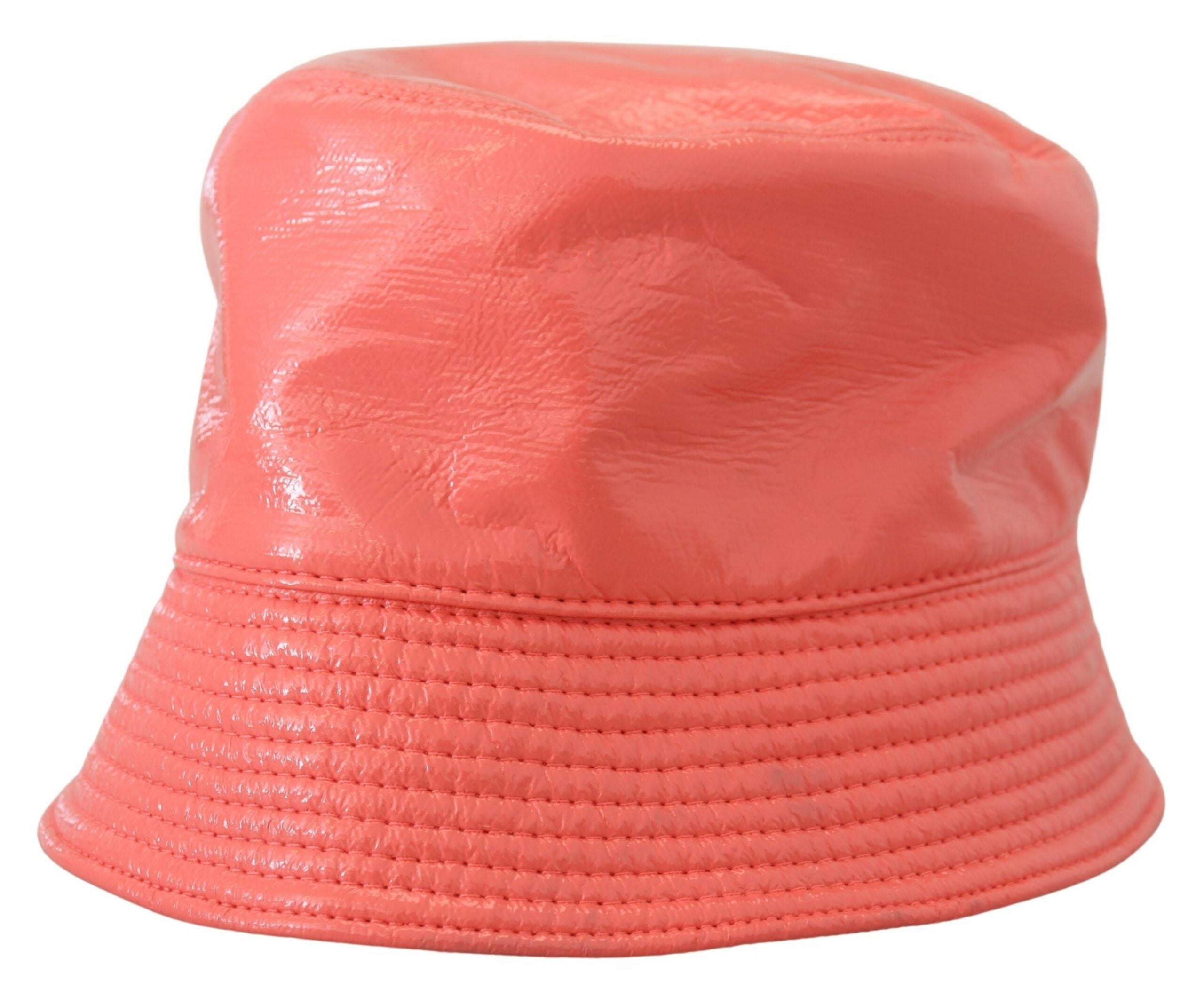 Dolce &amp; Gabbana Eleganter Fischerhut in Pfirsichfarbe – Sommer-Chic-Essential