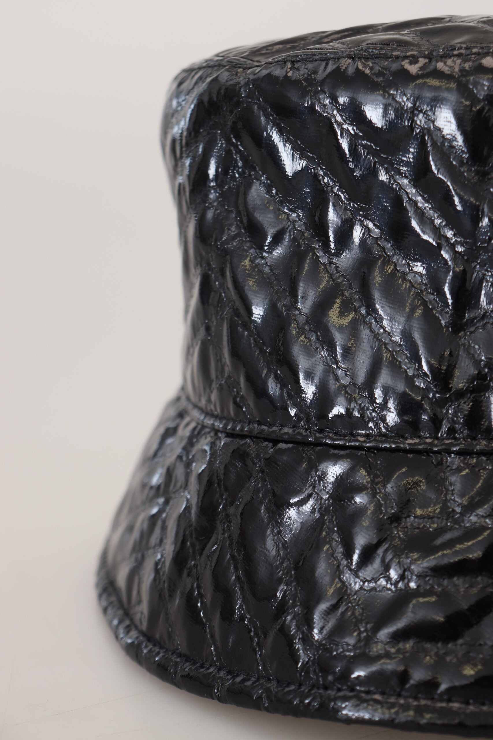 Dolce &amp; Gabbana Elegante schwarze Bucket Cap