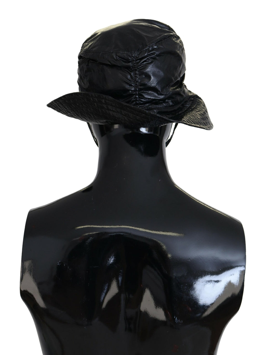 Dolce &amp; Gabbana – Elegante schwarze Bucket Cap mit Logodetail