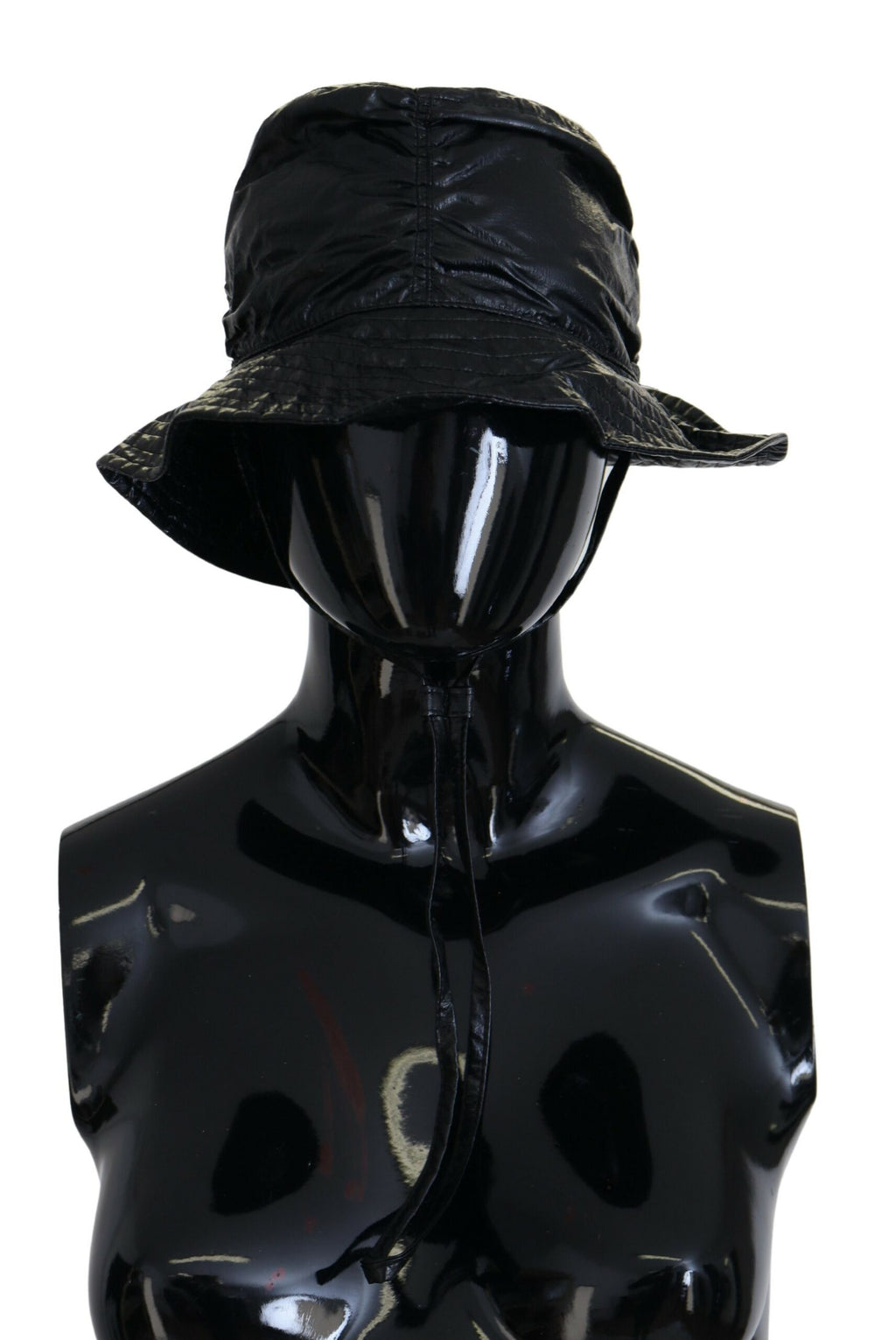 Dolce &amp; Gabbana – Elegante schwarze Bucket Cap mit Logodetail