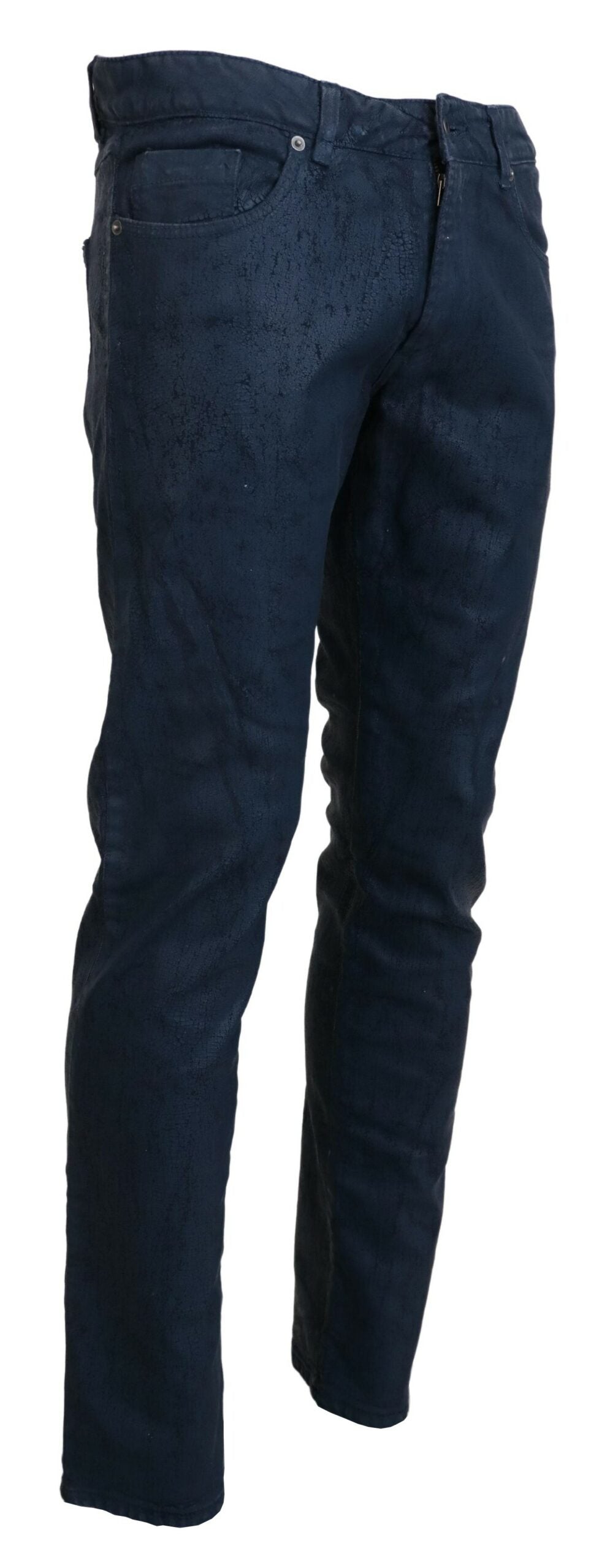 Exte Chic – Tapered-Jeans in Blau