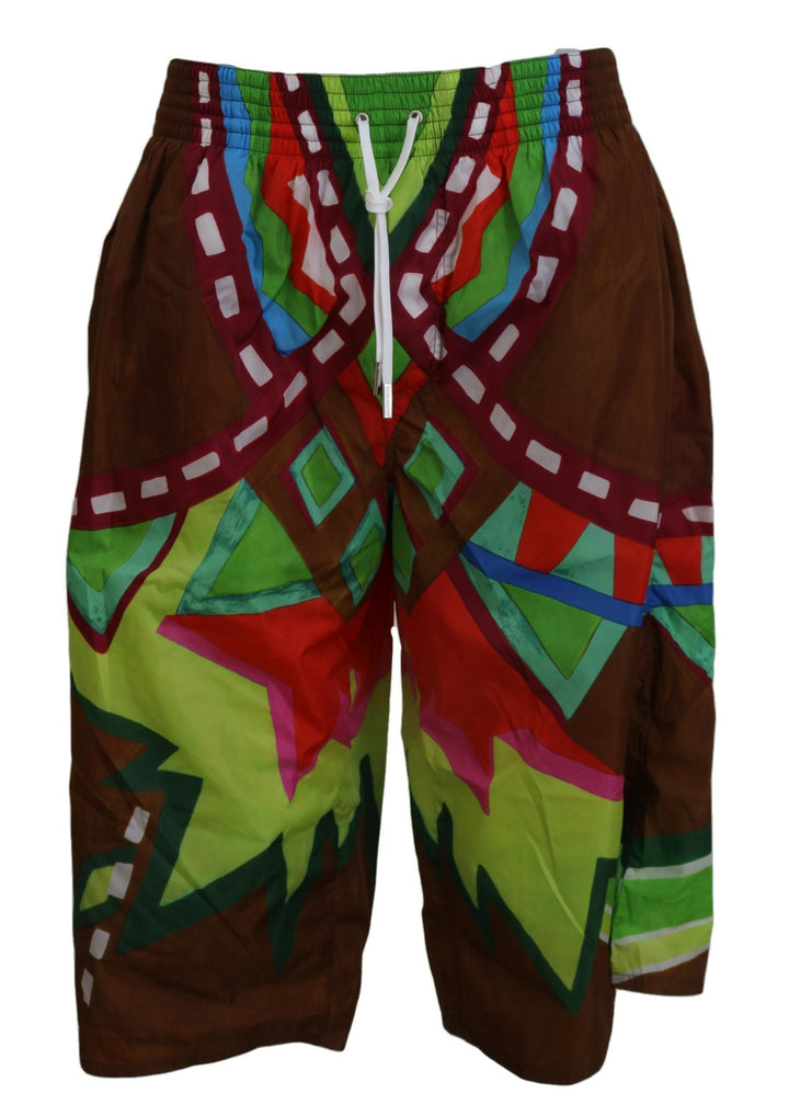 Dsquared² Exklusive Badeshorts mit mehrfarbigem Print