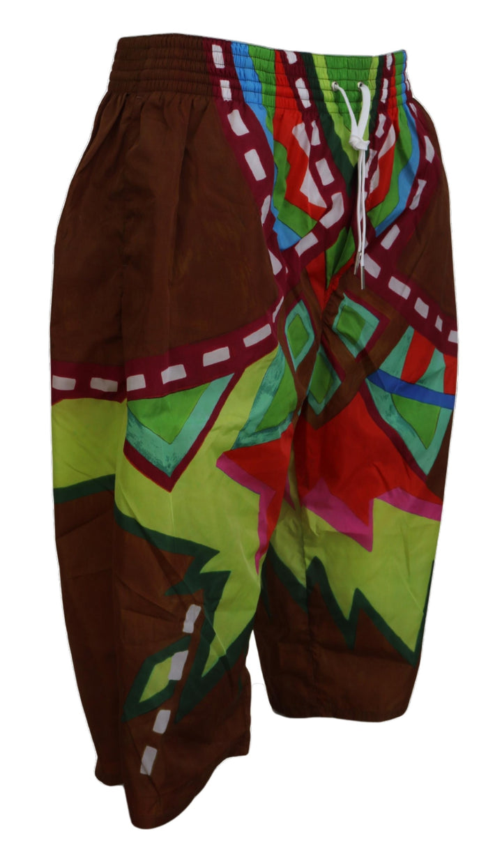 Dsquared² Exklusive Badeshorts mit mehrfarbigem Print