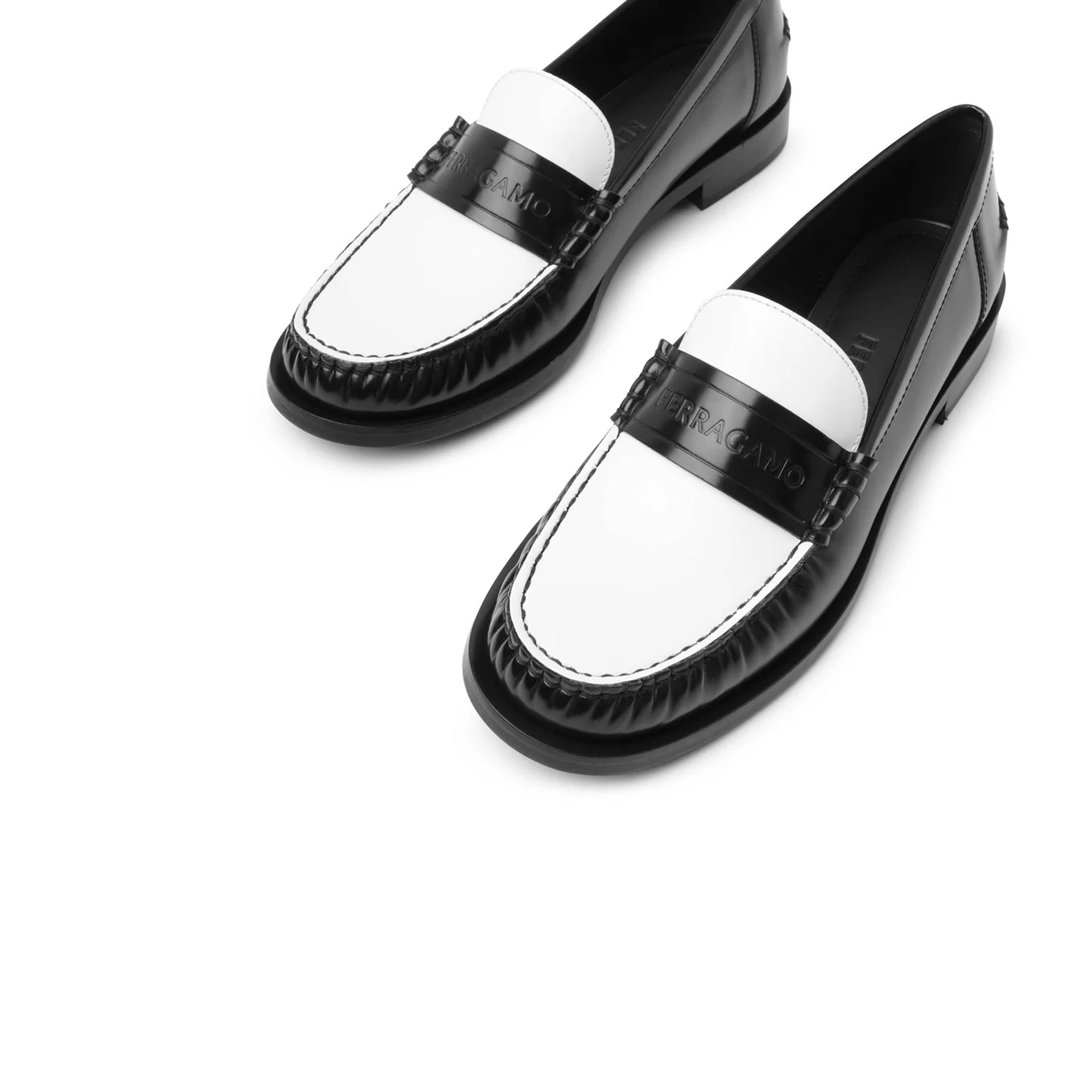 Salvatore Ferragamo Irina Leather Loafers - WOMEN SHOES - SALVATORE FERRAGAMO - Tluxy New