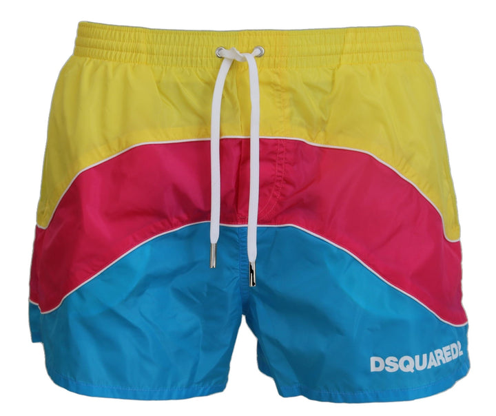 Dsquared² – Exklusive mehrfarbige Badeshorts