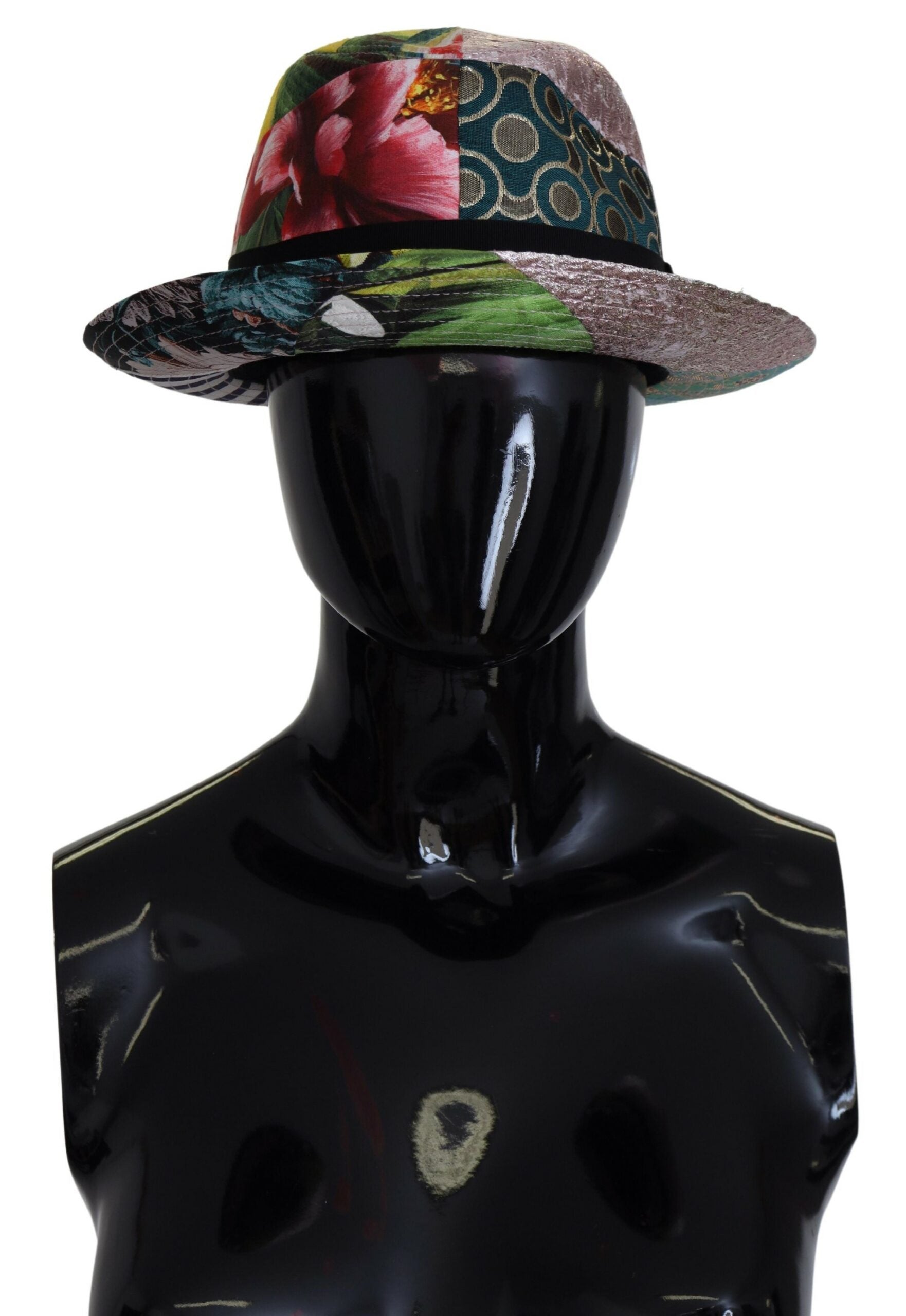 Dolce &amp; Gabbana Eclectic Chic Mehrfarbige Fedora-Kappe