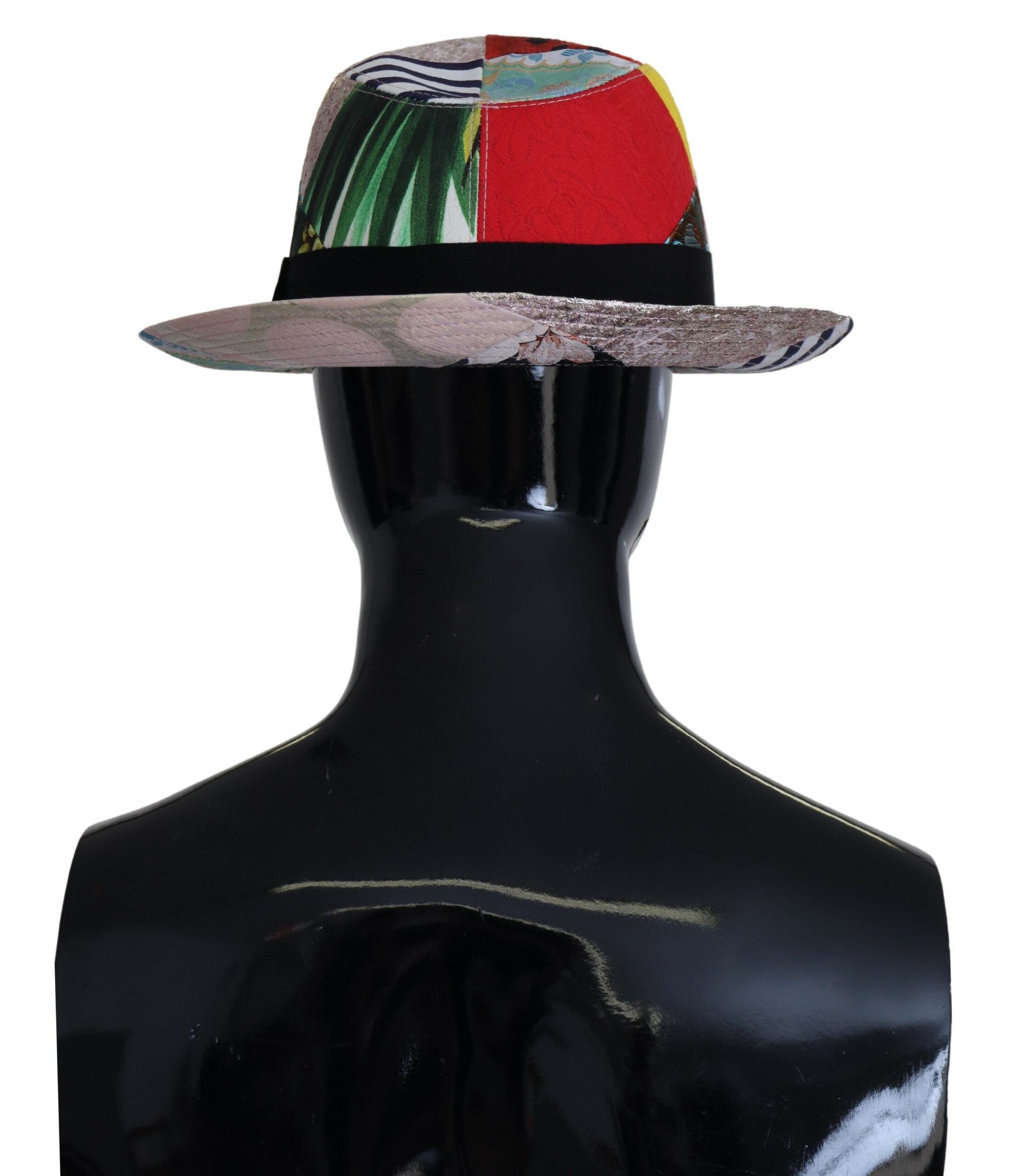 Dolce &amp; Gabbana Eclectic Chic Mehrfarbige Fedora-Kappe