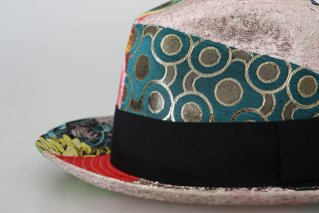 Dolce &amp; Gabbana Eclectic Chic Mehrfarbige Fedora-Kappe