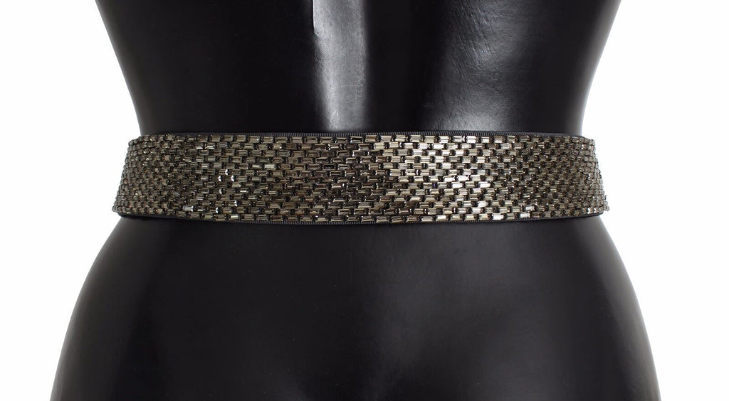 Dolce &amp; Gabbana – Taillengürtel mit Swarovski-Kristallen und Pailletten