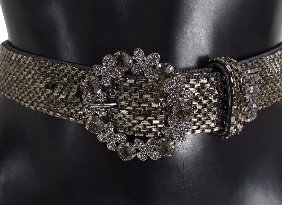 Dolce &amp; Gabbana – Taillengürtel mit Swarovski-Kristallen und Pailletten