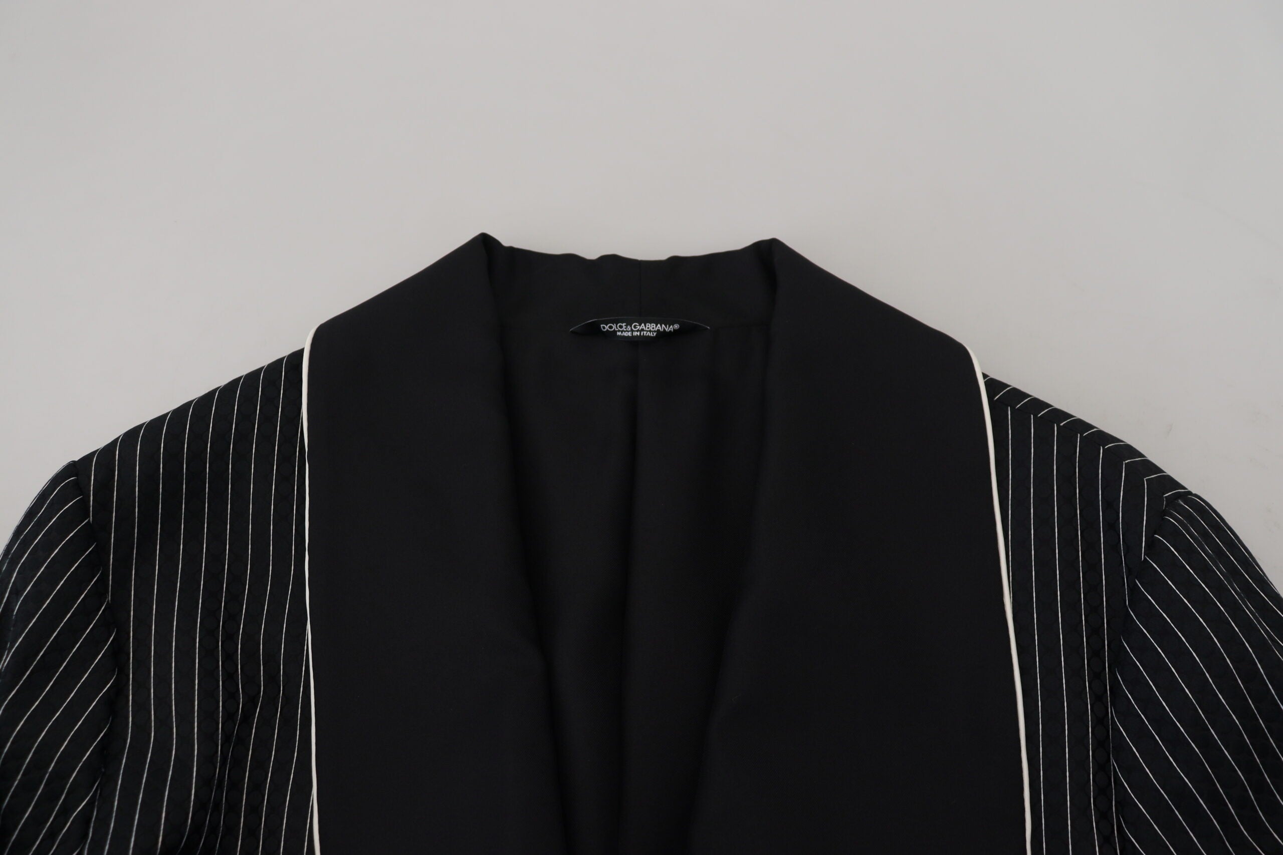 Dolce &amp; Gabbana Elegante Robe mit Seidenfutter