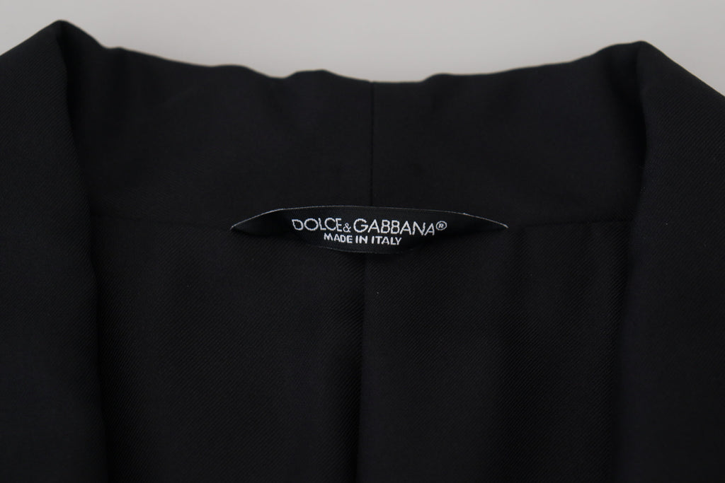Dolce &amp; Gabbana Elegante Robe mit Seidenfutter