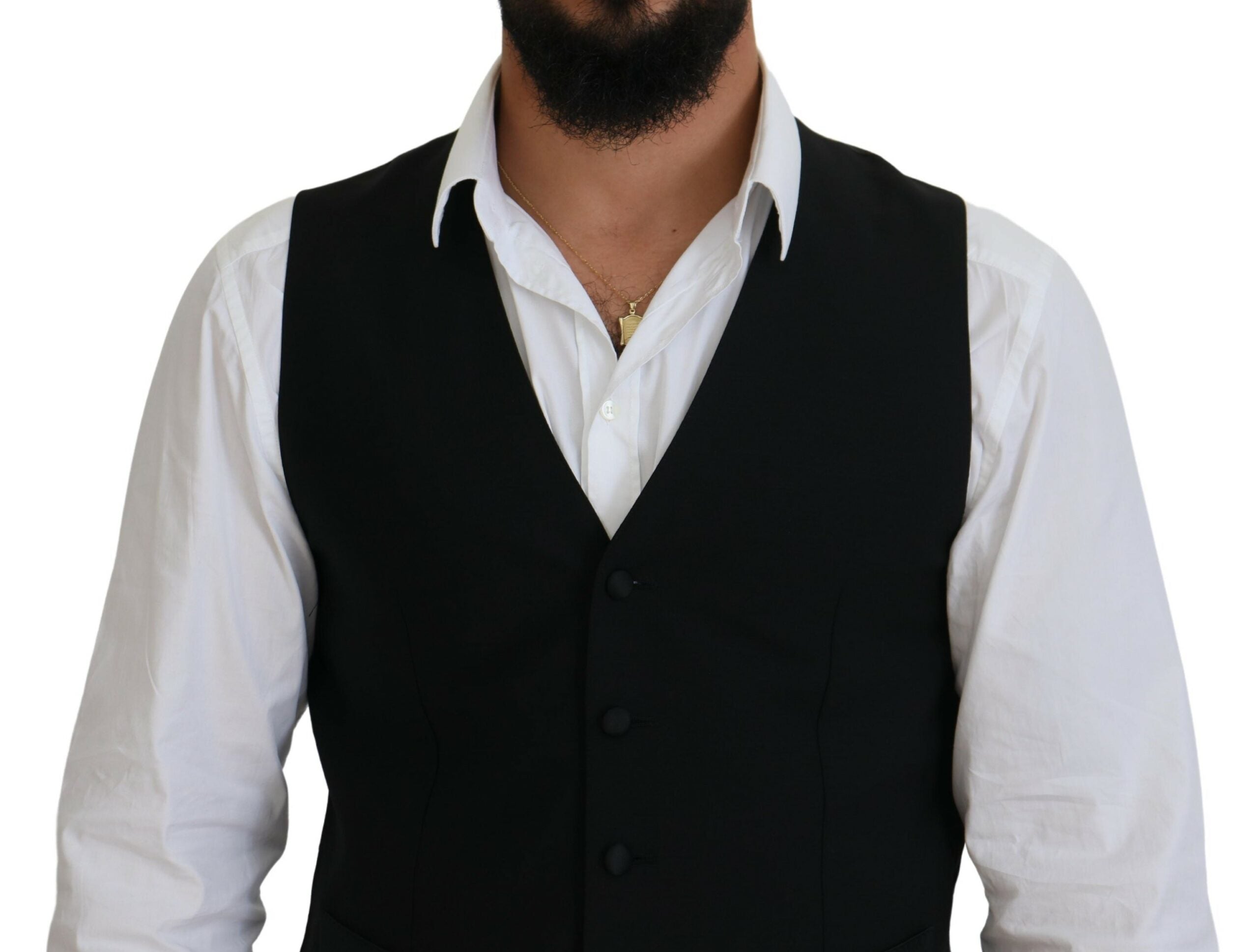 Dolce &amp; Gabbana – Elegante schwarze Weste für formelle Anlässe