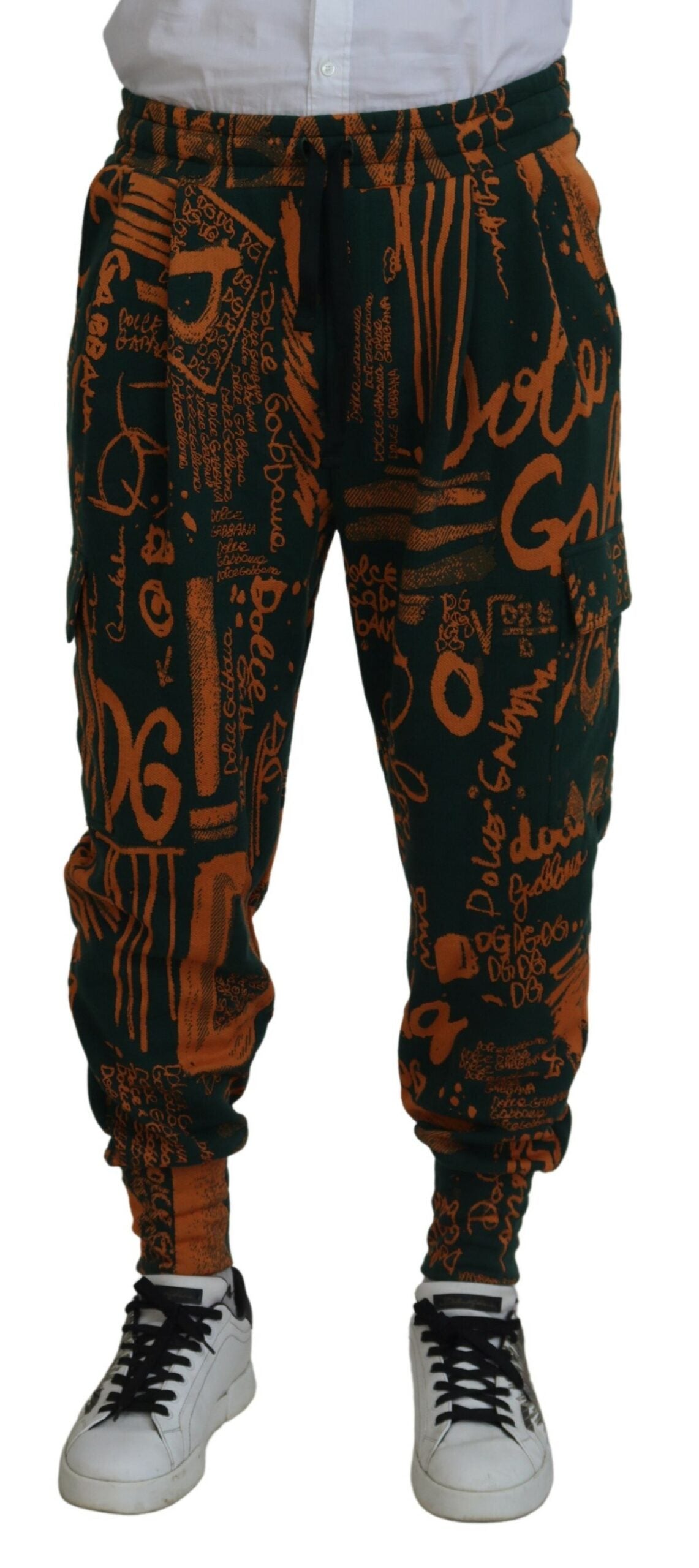 Dolce &amp; Gabbana – Mehrfarbige Jogginghose aus Seidenmischung