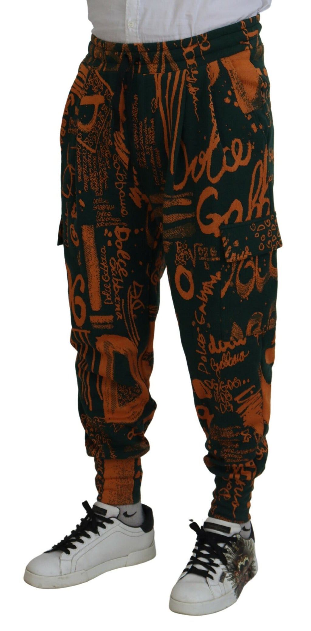 Dolce &amp; Gabbana – Mehrfarbige Jogginghose aus Seidenmischung