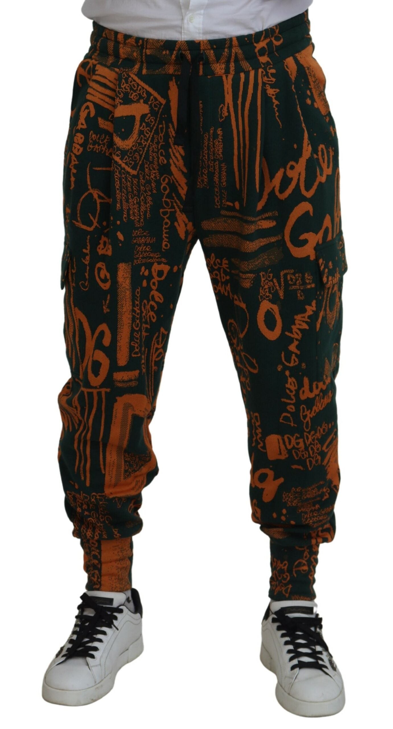 Dolce &amp; Gabbana – Mehrfarbige Jogginghose aus Seidenmischung