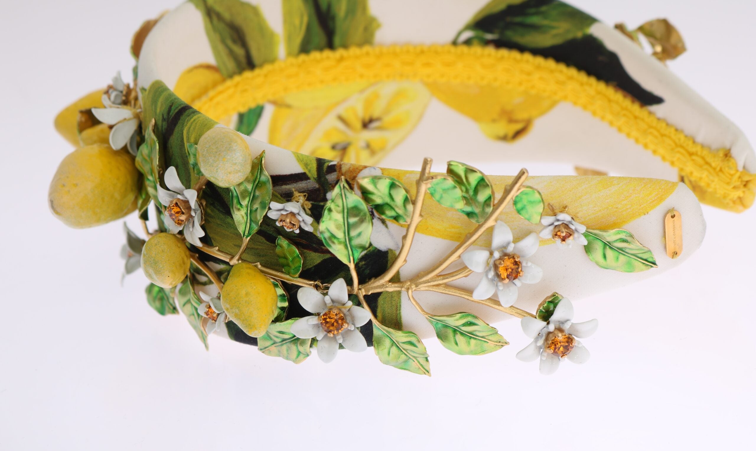 Dolce &amp; Gabbana Diadem-Tiara mit sizilianischem Zitronenkristall