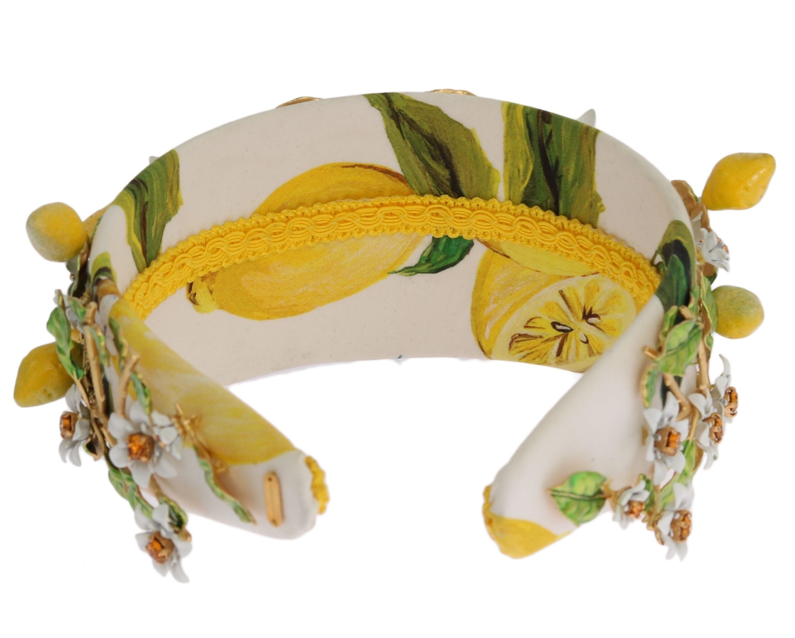 Dolce &amp; Gabbana Diadem-Tiara mit sizilianischem Zitronenkristall