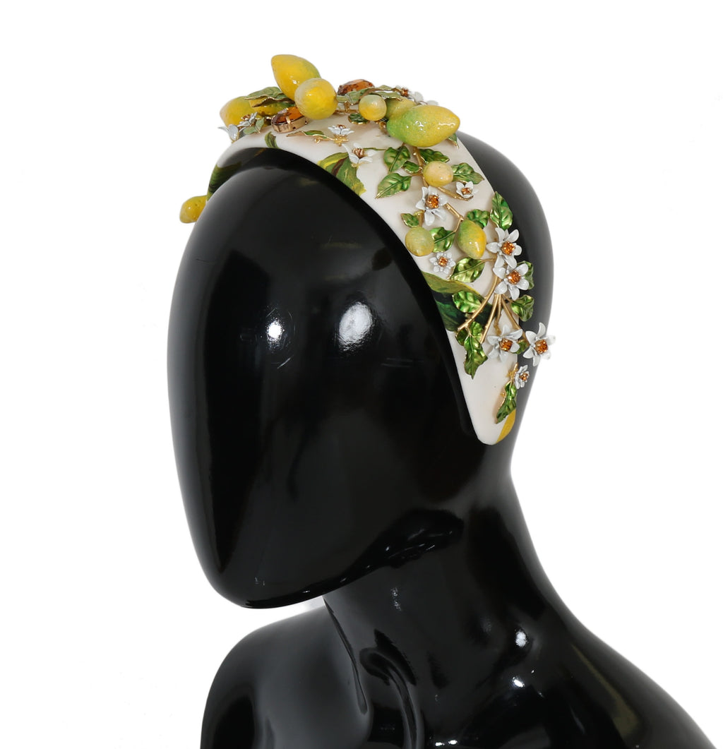 Dolce &amp; Gabbana Diadem-Tiara mit sizilianischem Zitronenkristall