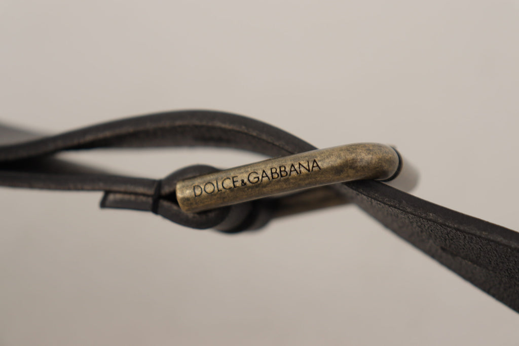 Dolce &amp; Gabbana Eleganter italienischer Ledergürtel