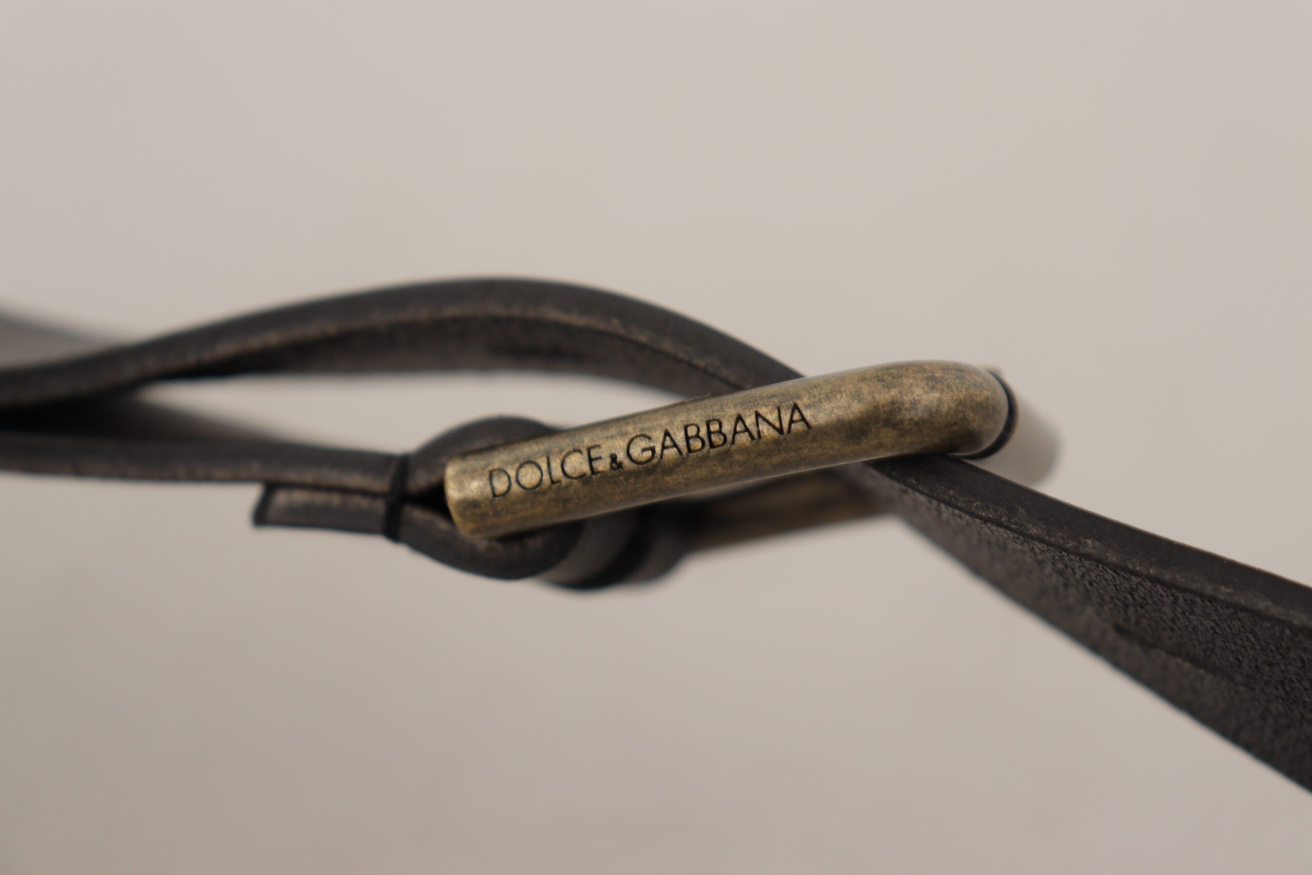 Dolce &amp; Gabbana Eleganter italienischer Ledergürtel