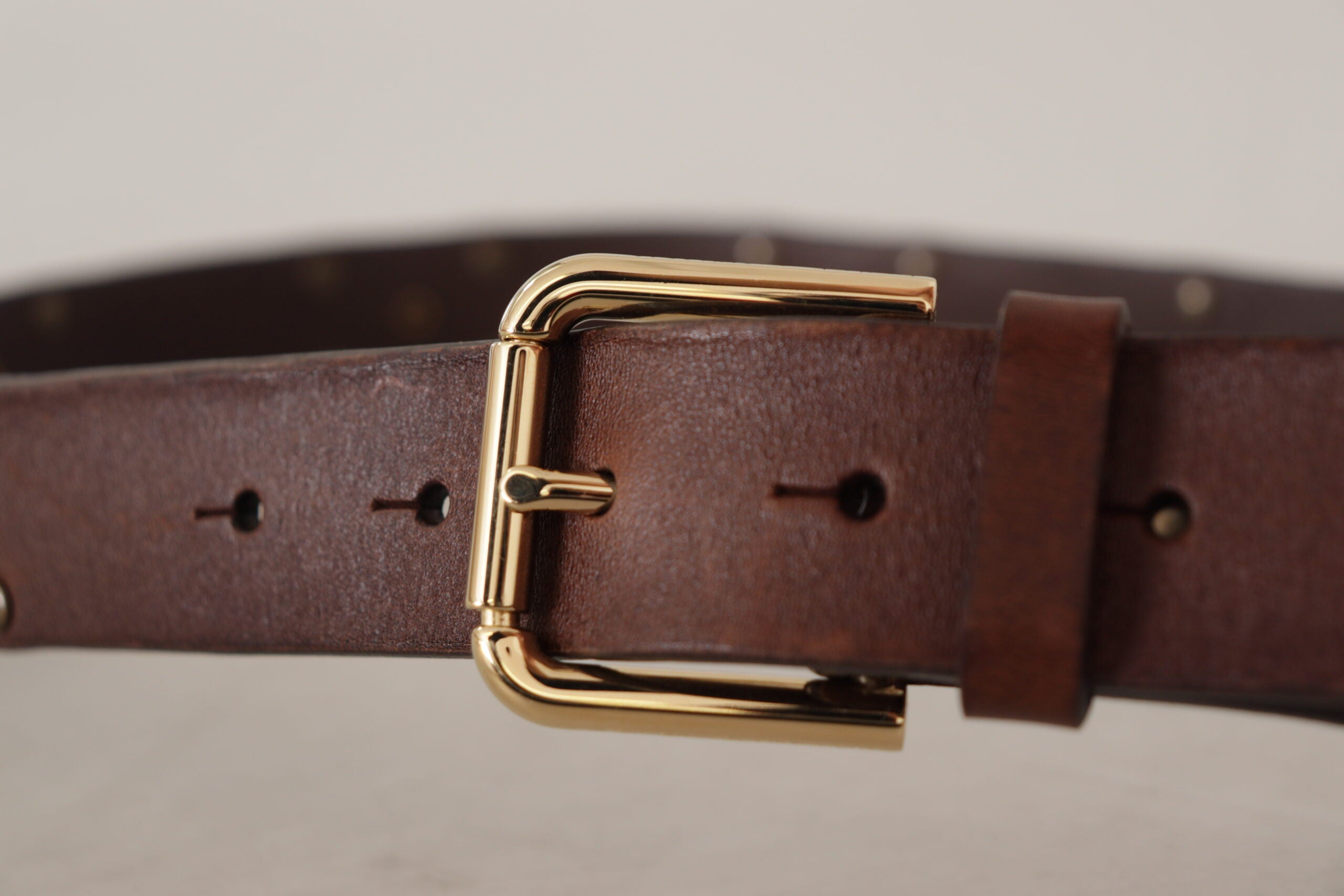 Dolce &amp; Gabbana Eleganter Ledergürtel mit Metallschnalle