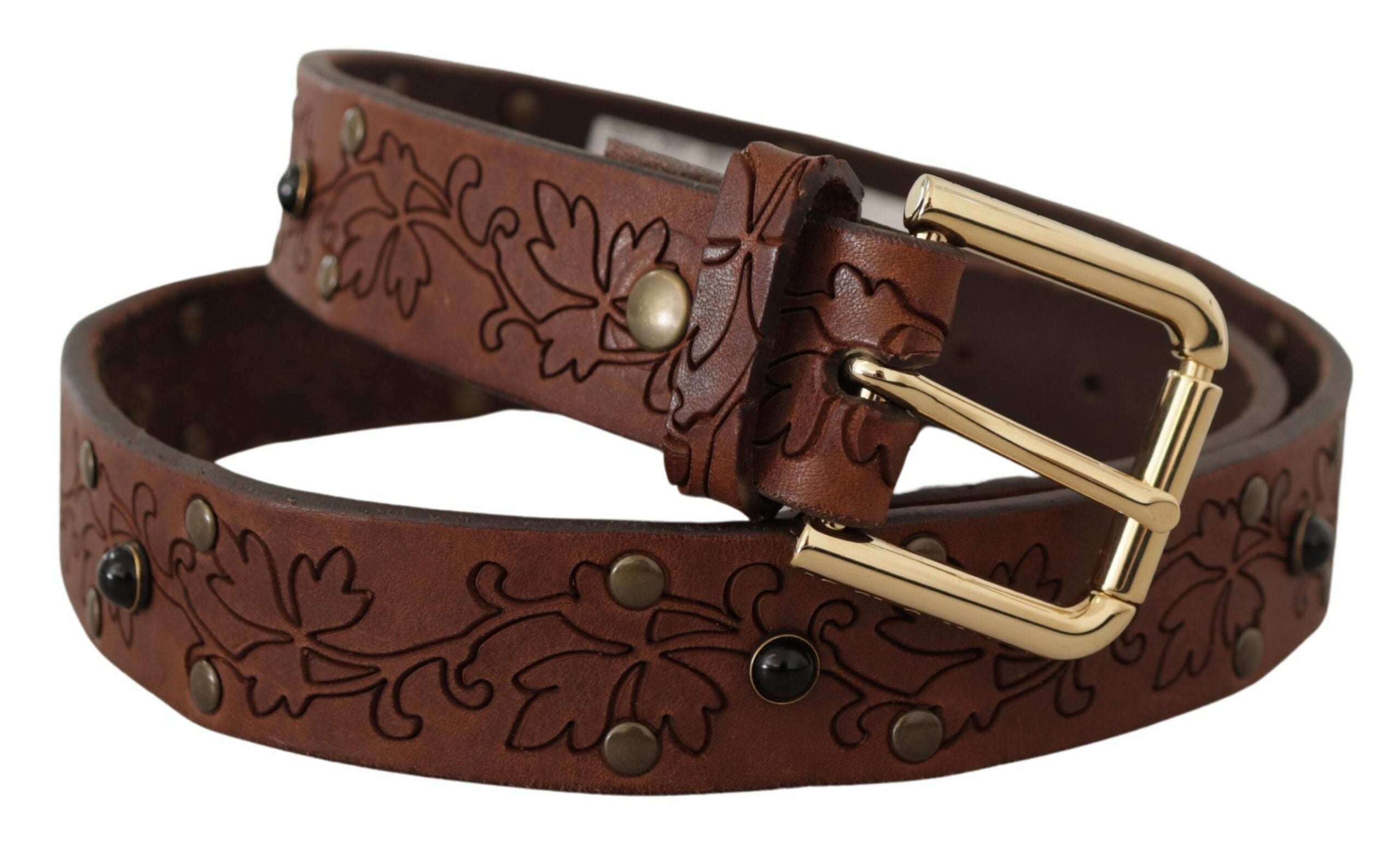 Dolce &amp; Gabbana Eleganter Ledergürtel mit Metallschnalle