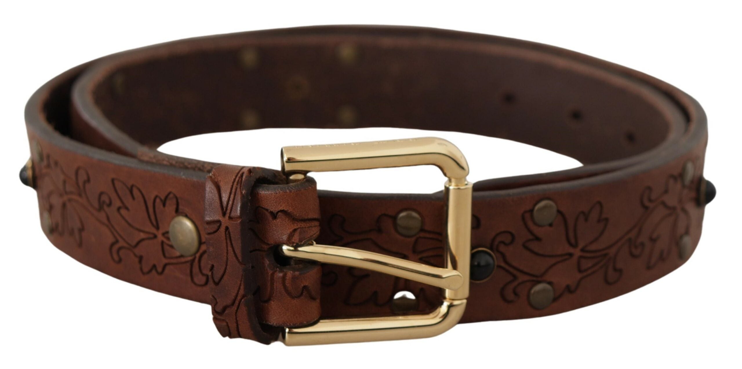 Dolce &amp; Gabbana Eleganter Ledergürtel mit Metallschnalle