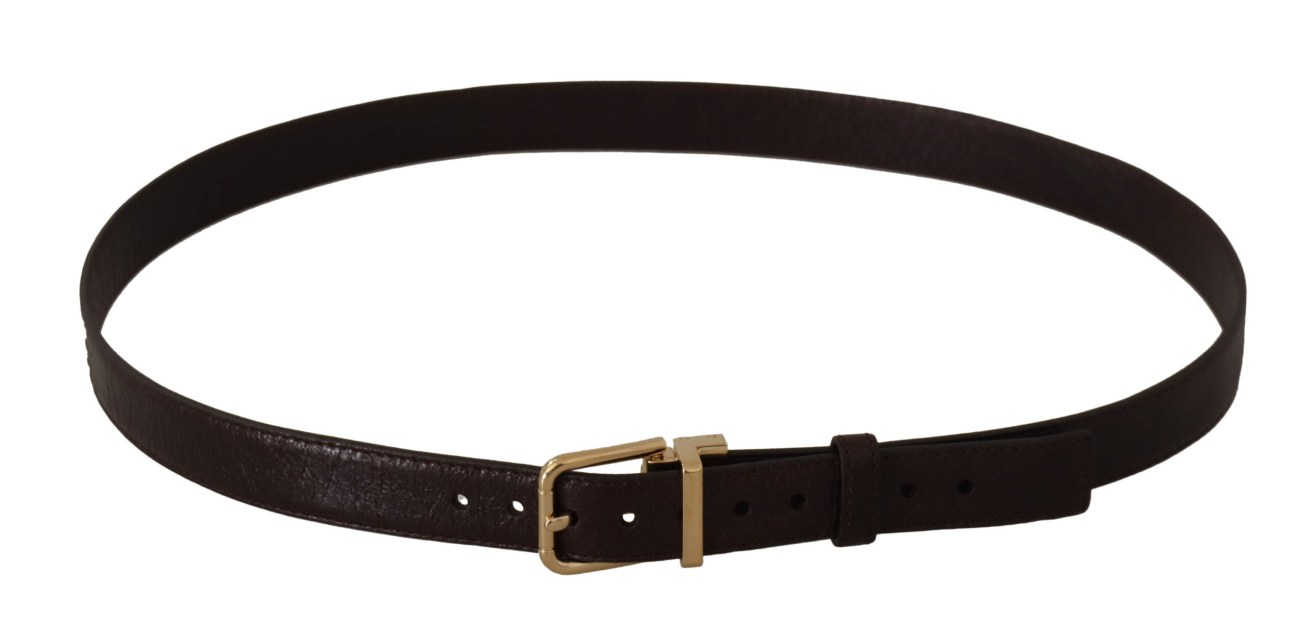 Dolce &amp; Gabbana Eleganter Ledergürtel mit Metallschnalle