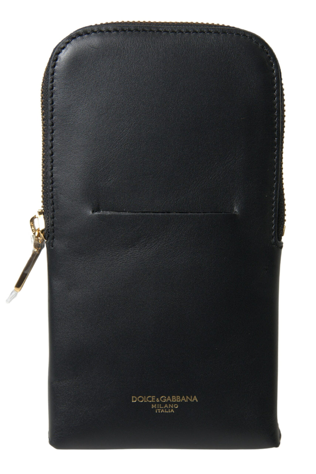 Dolce &amp; Gabbana Elegante Clutch aus Leder mit Handgelenksverschluss