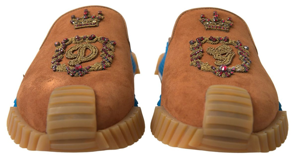 Dolce &amp; Gabbana Elegante mehrfarbige NS1 Slide-Sandalen