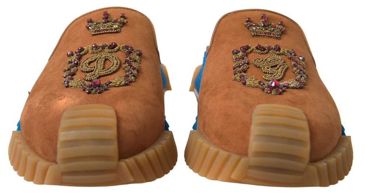 Dolce &amp; Gabbana Elegante mehrfarbige NS1 Slide-Sandalen