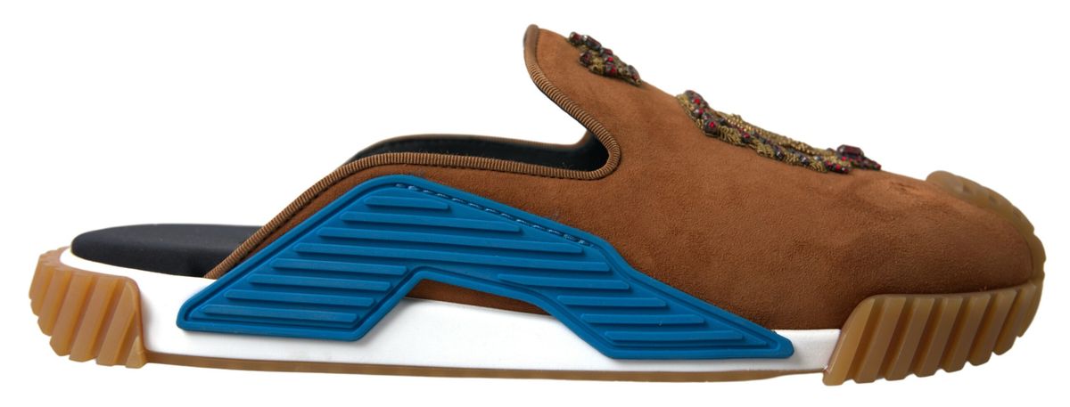 Dolce &amp; Gabbana Elegante mehrfarbige NS1 Slide-Sandalen