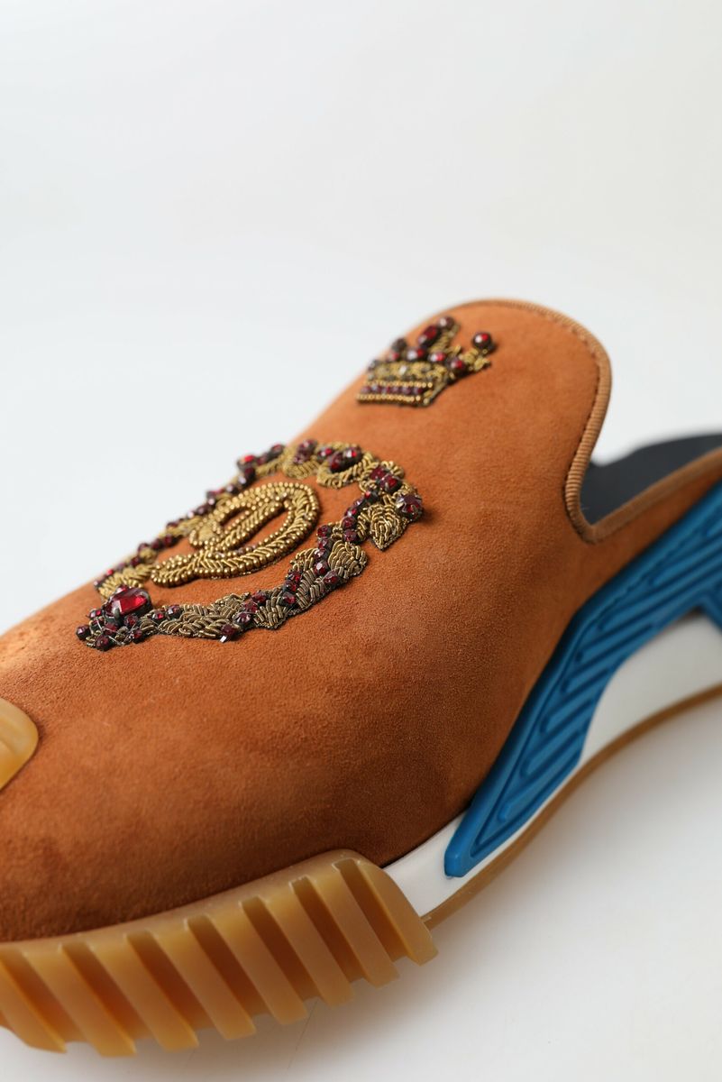 Dolce &amp; Gabbana Elegante mehrfarbige NS1 Slide-Sandalen
