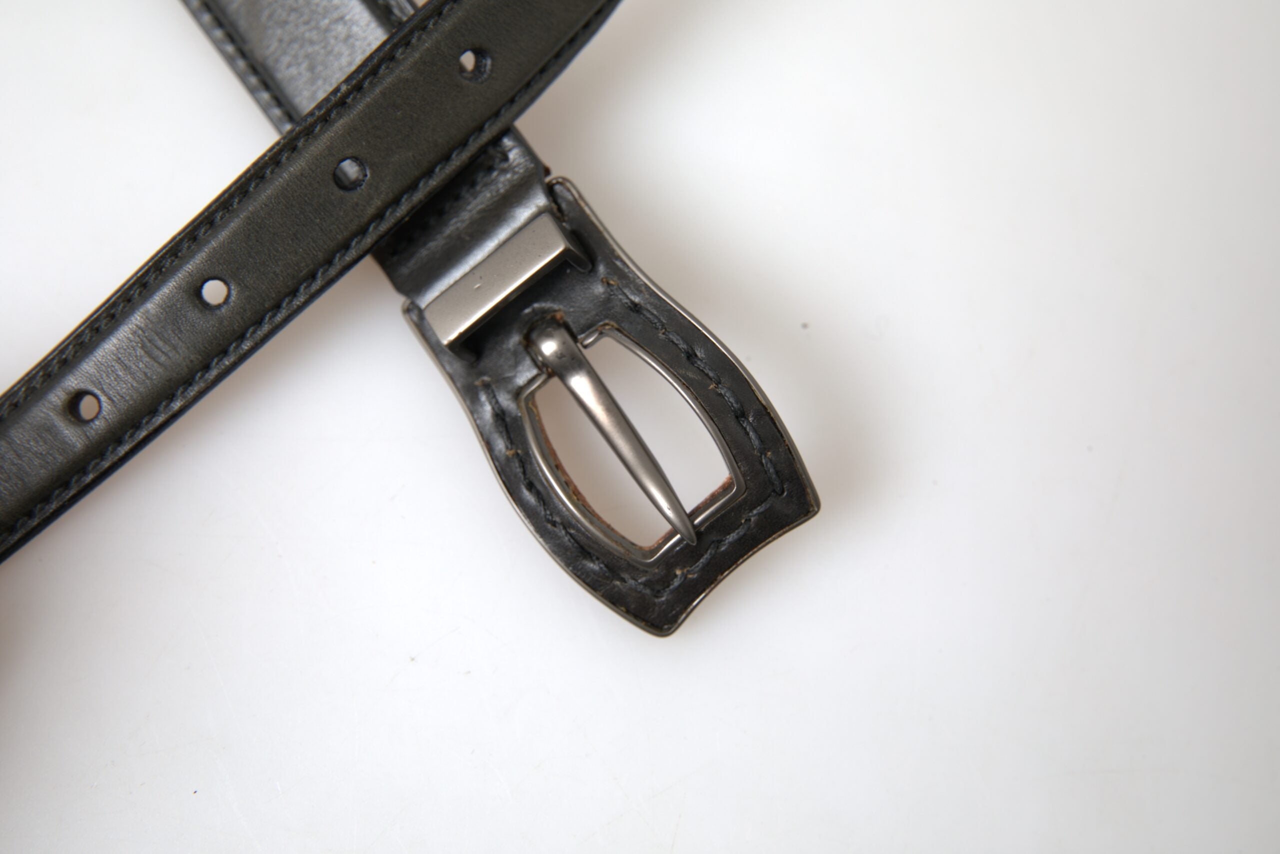 Ermanno Scervino – Exquisiter italienischer Ledergürtel mit Metallschnalle