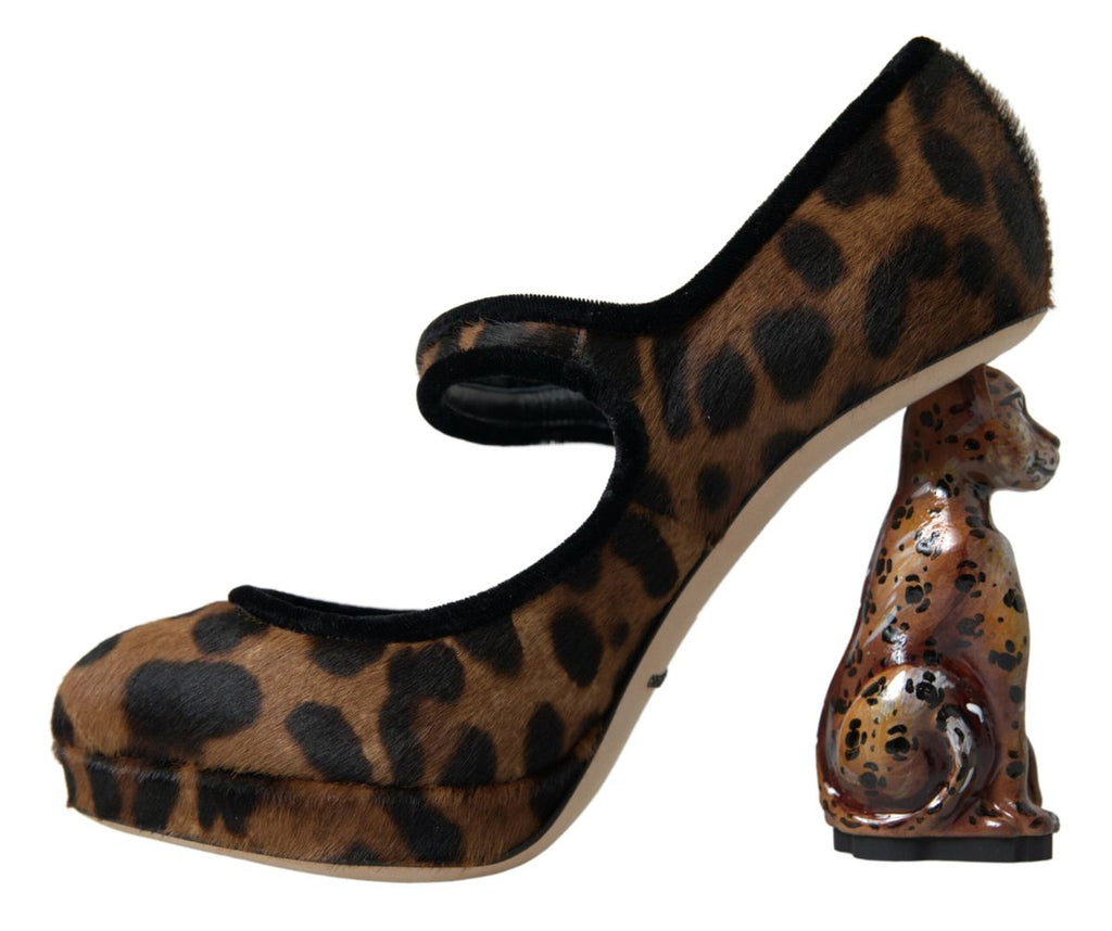 Dolce &amp; Gabbana Elegante Pumps mit Leopardenmuster für schicke Eleganz