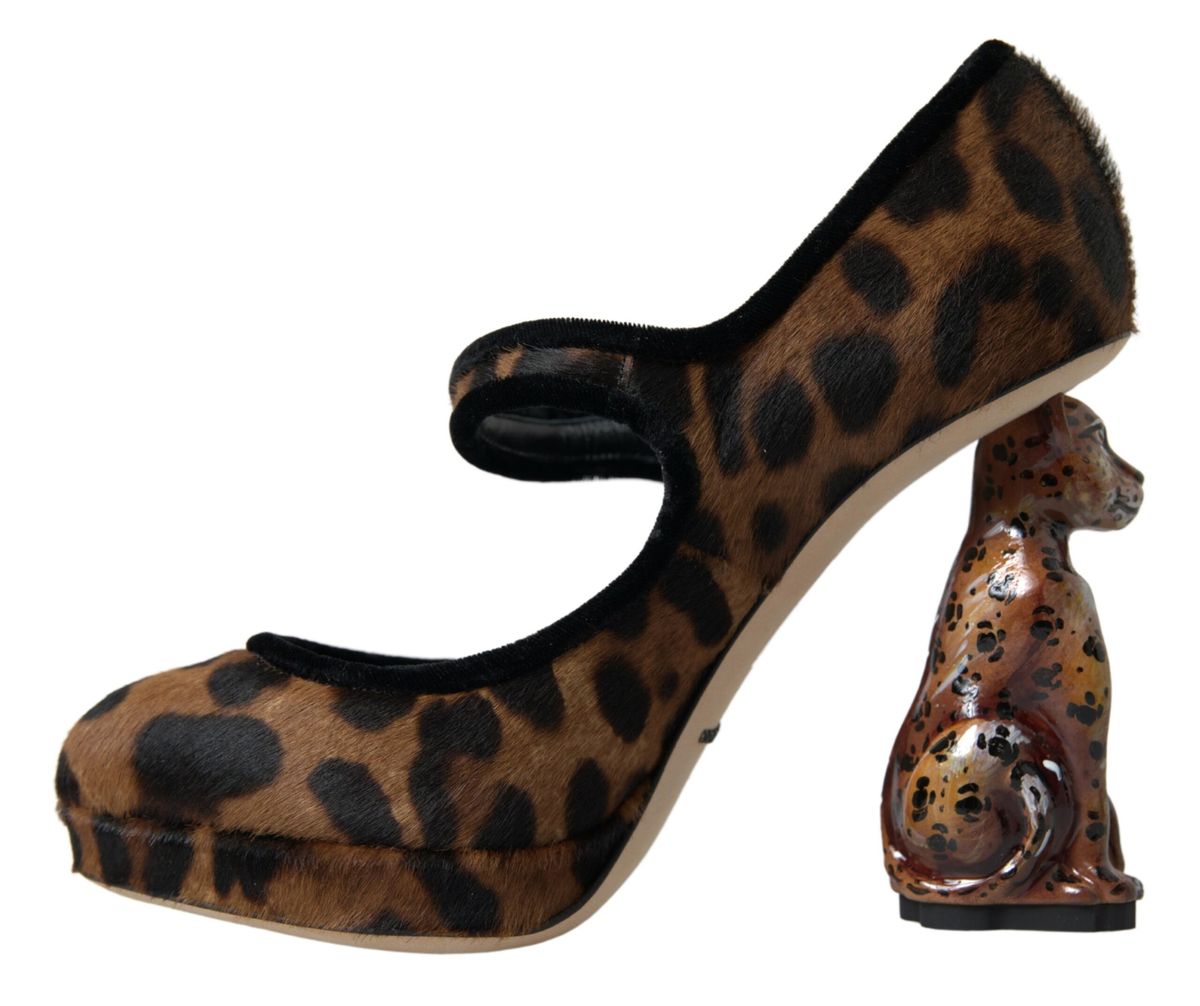 Dolce &amp; Gabbana Elegante Pumps mit Leopardenmuster für schicke Eleganz