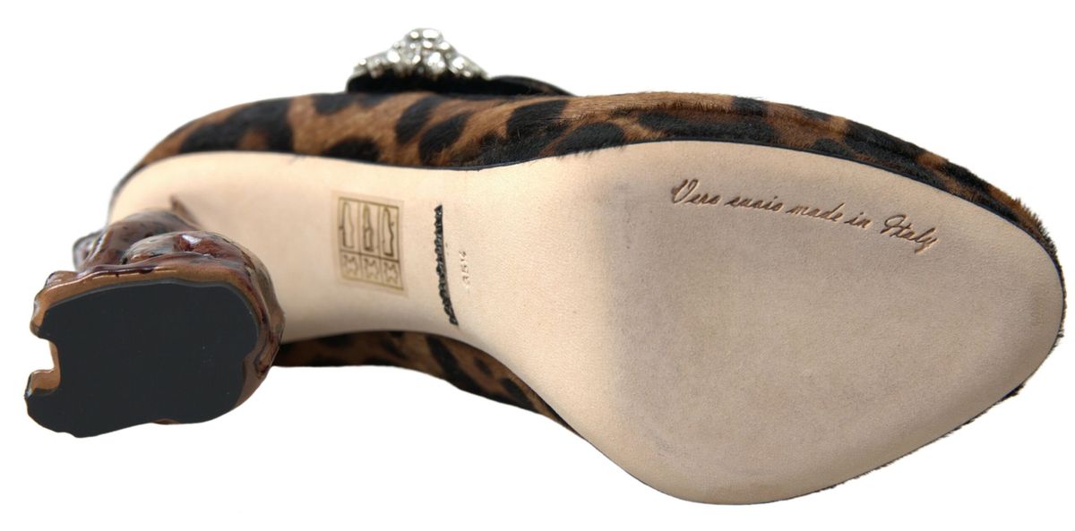 Dolce &amp; Gabbana Elegante Pumps mit Leopardenmuster für schicke Eleganz
