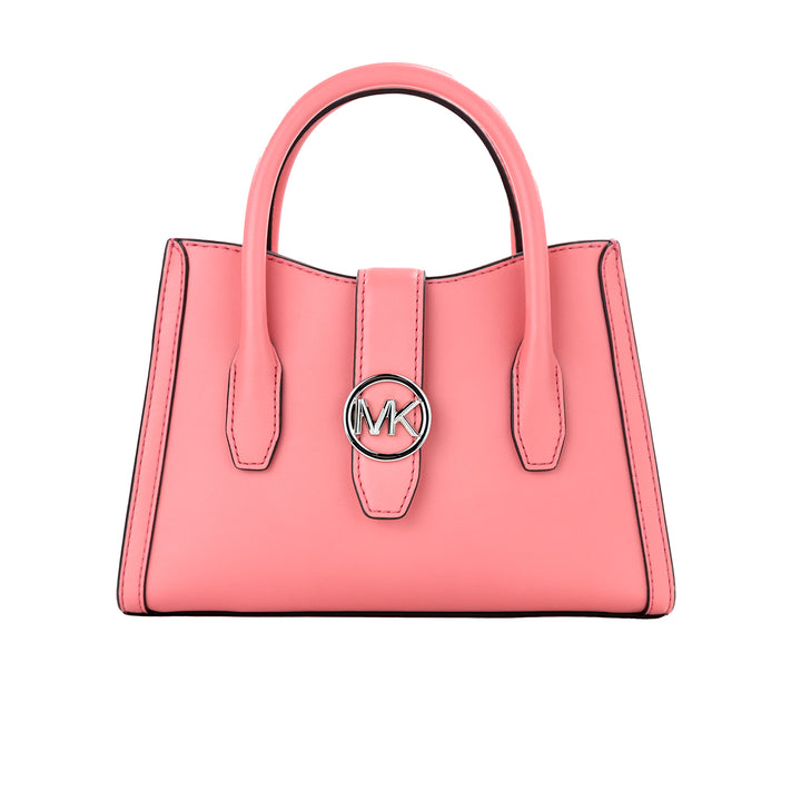 Michael Kors Gabby – Kleine Umhängetasche aus Kunstleder mit Reißverschluss oben in Teerose
