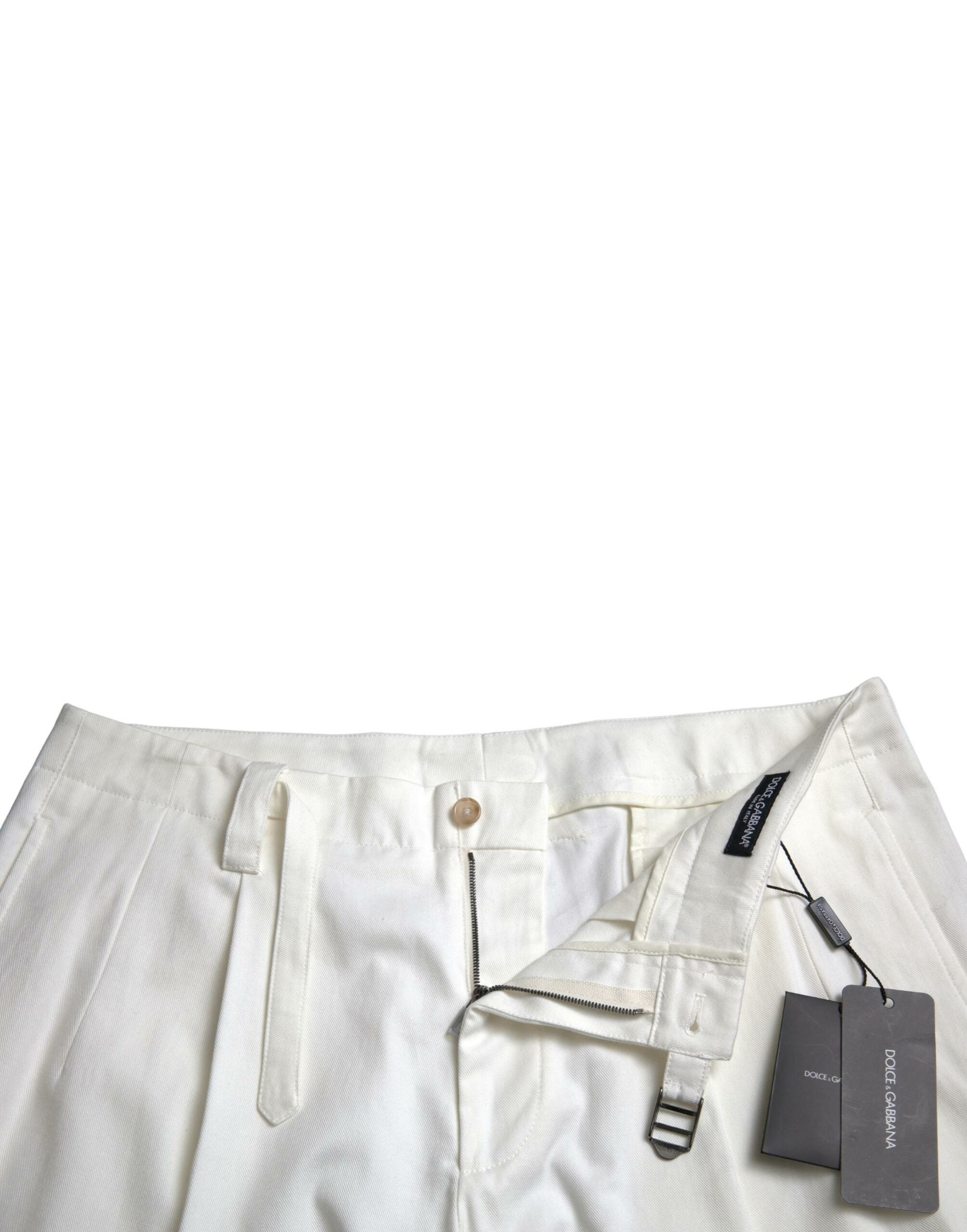 Dolce &amp; Gabbana Elegante weiße Bermuda-Jeansshorts