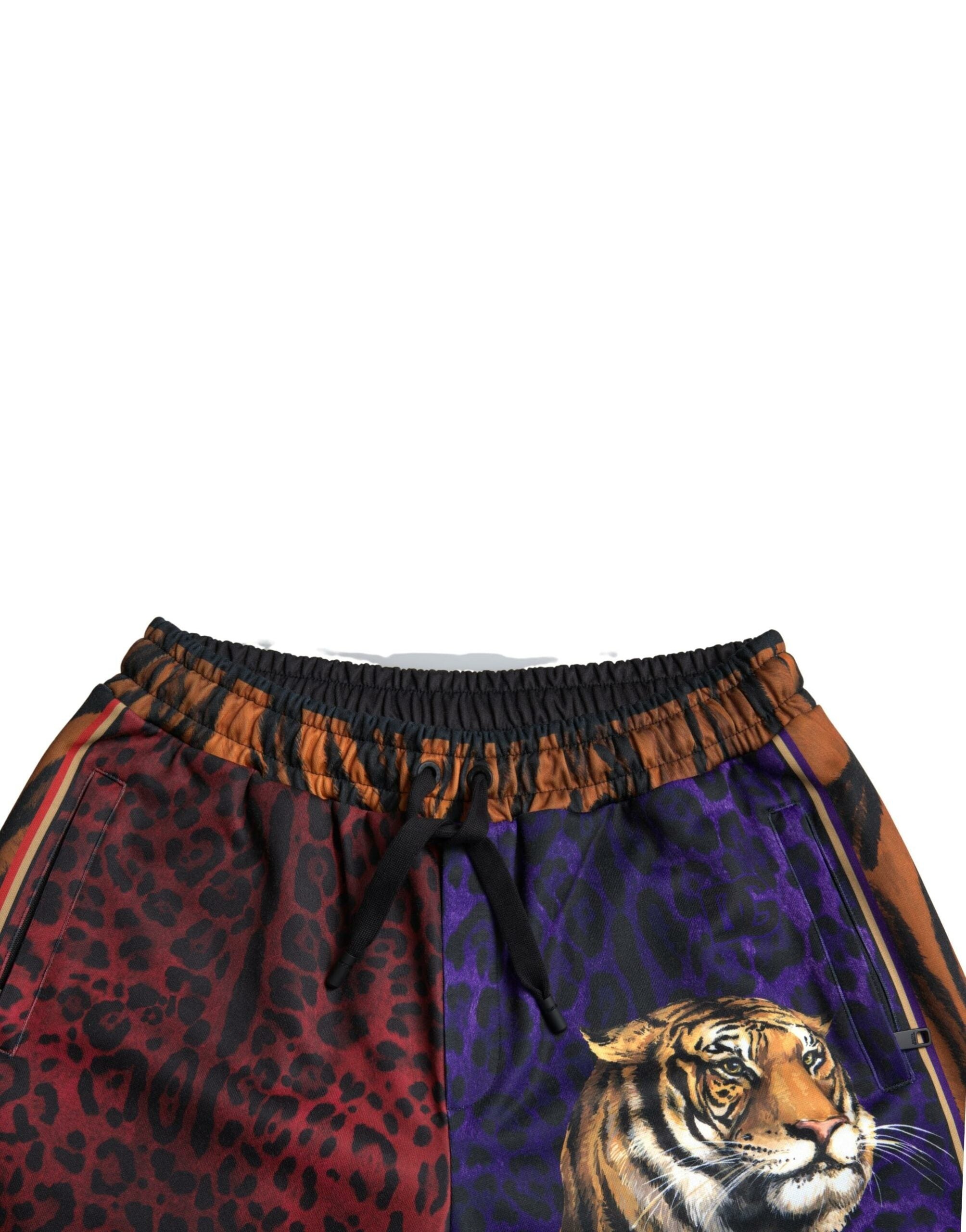 Dolce &amp; Gabbana Schicke mehrfarbige Bermudashorts mit exotischem Print