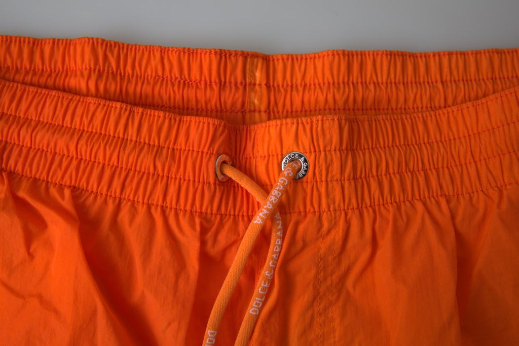 Dolce &amp; Gabbana Orange Blau Gradient Beachwear Bademode Shorts