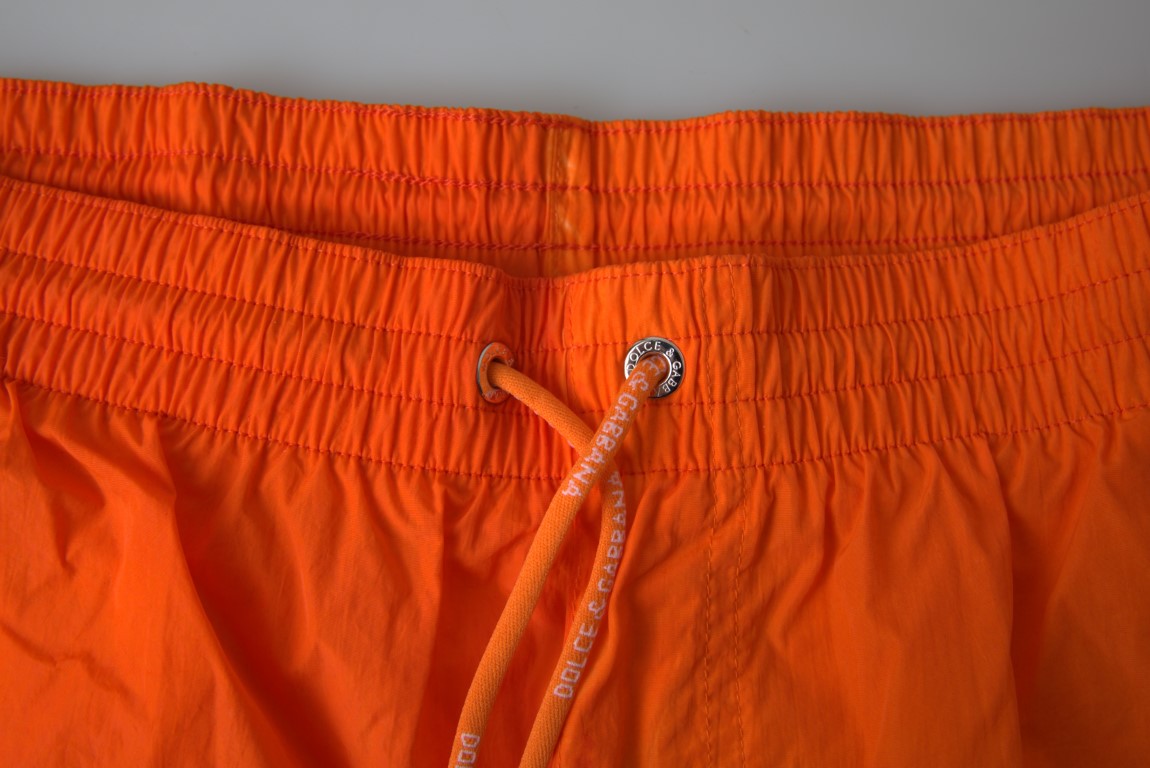 Dolce &amp; Gabbana Orange Blau Gradient Beachwear Bademode Shorts