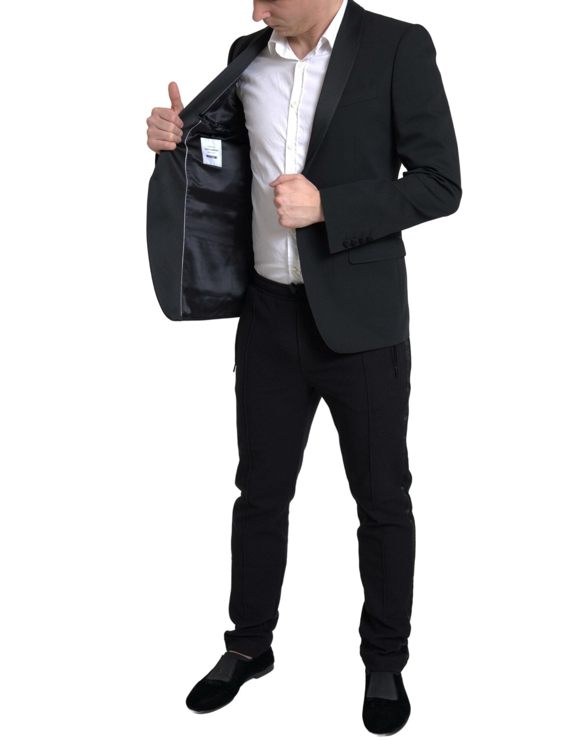 Dolce &amp; Gabbana Schicker Slim Fit Blazer aus Schurwolle