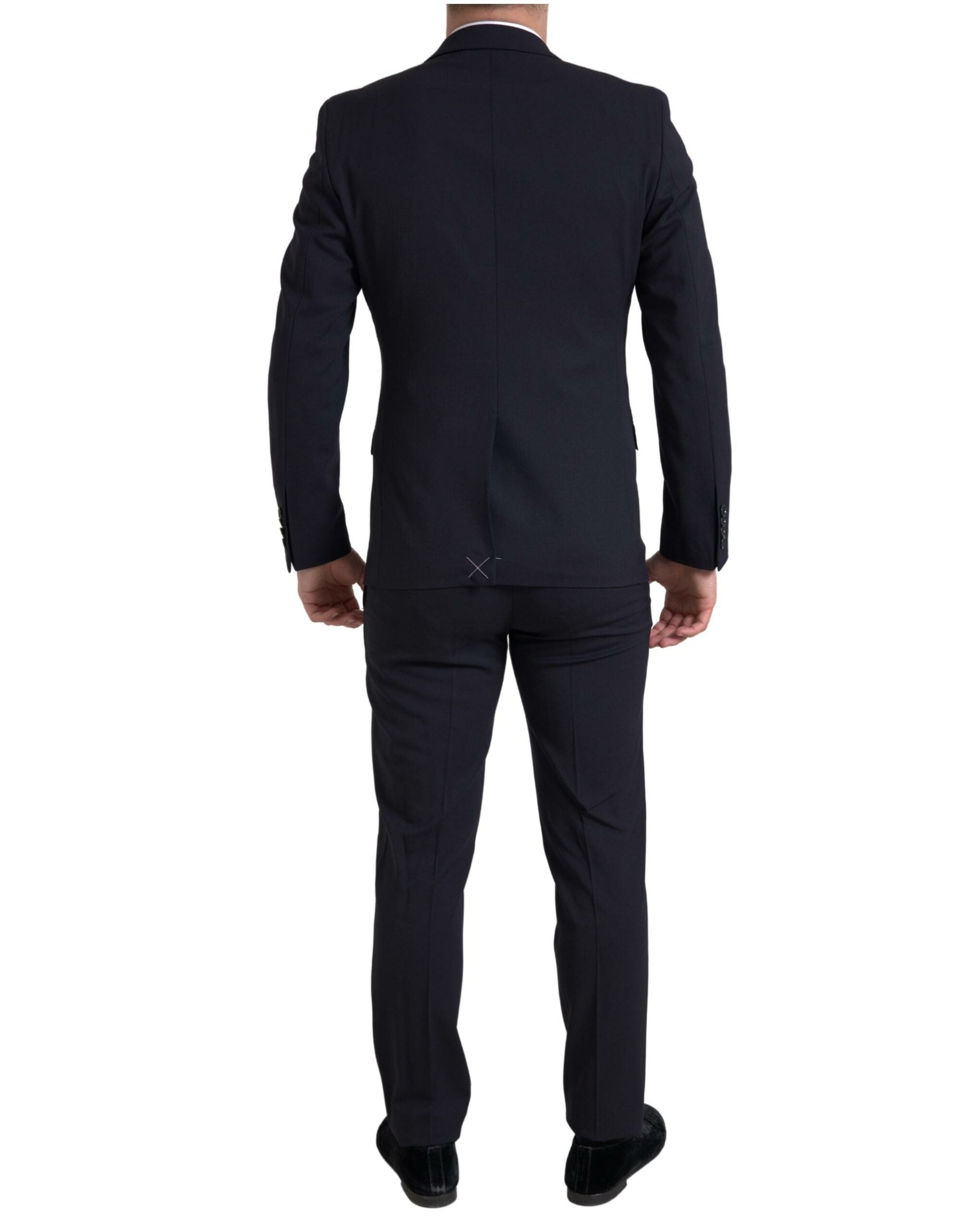 Dolce &amp; Gabbana – Eleganter, dunkelblauer Martini-Anzug im Slim Fit