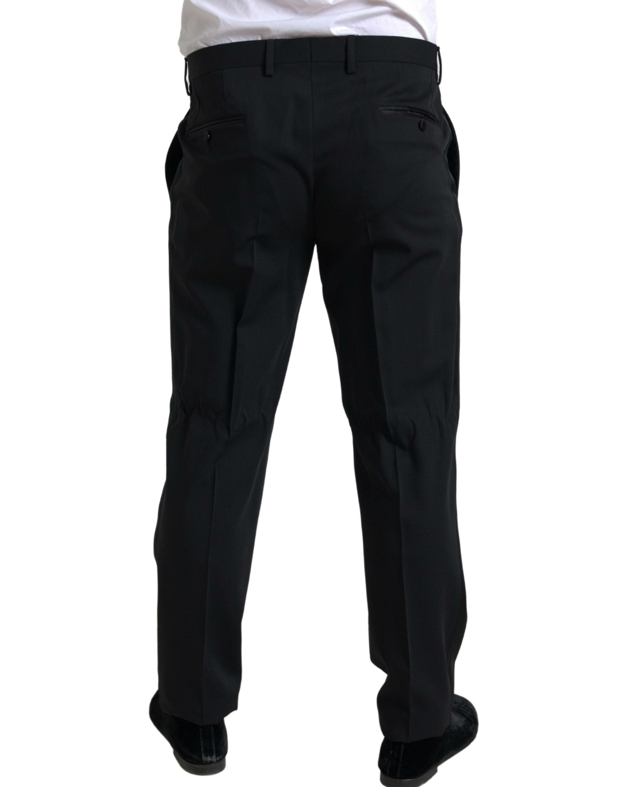 Dolce &amp; Gabbana – Eleganter schwarzer Slim Fit-Zweiteiler