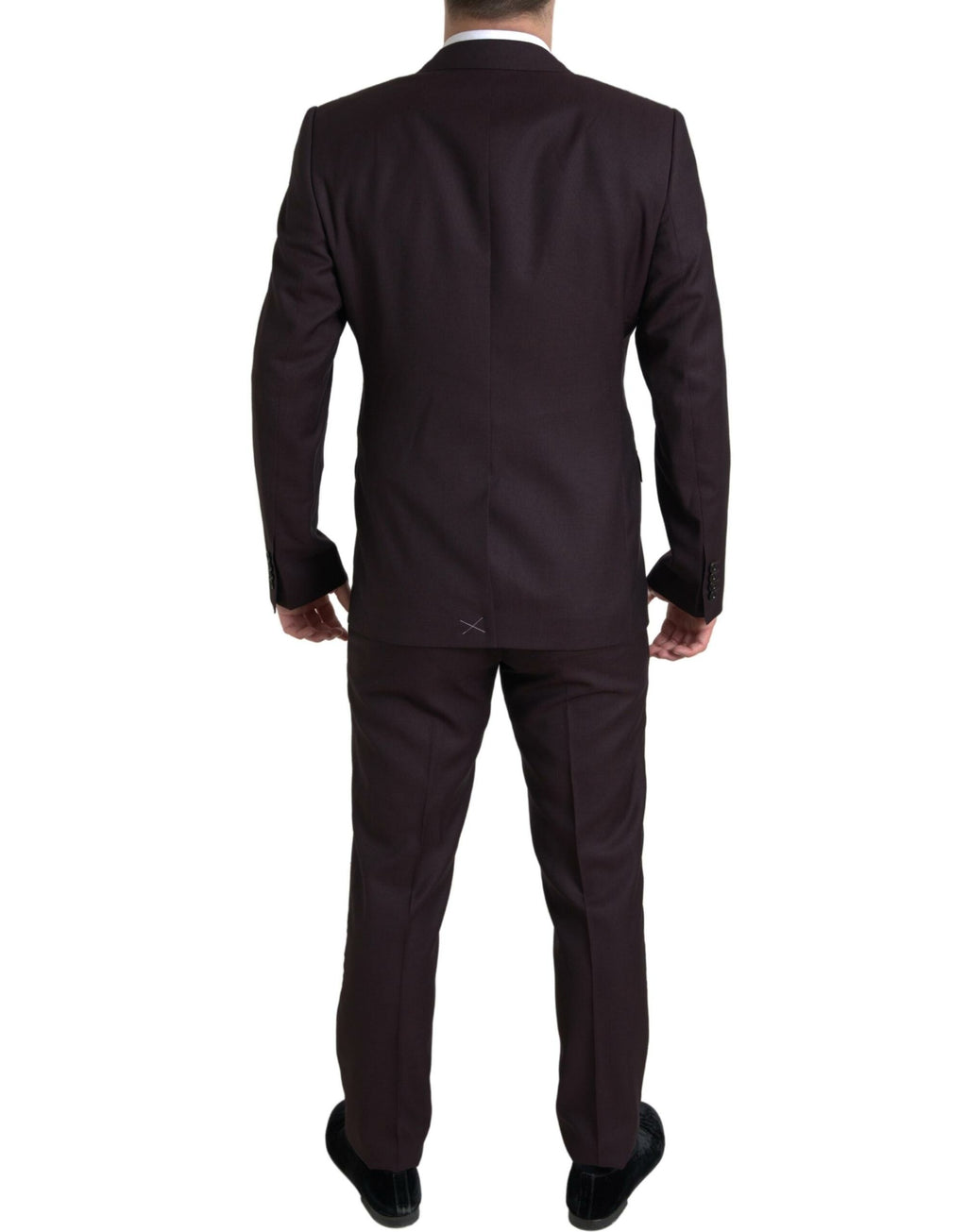 Dolce &amp; Gabbana – Kastanienbrauner Martini-Anzug im Slim Fit, zweiteilig